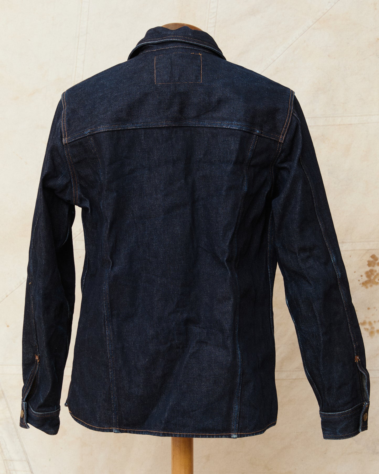 Second Hand Indigofera Fargo Fabric No 9 Denim Jacket Size M