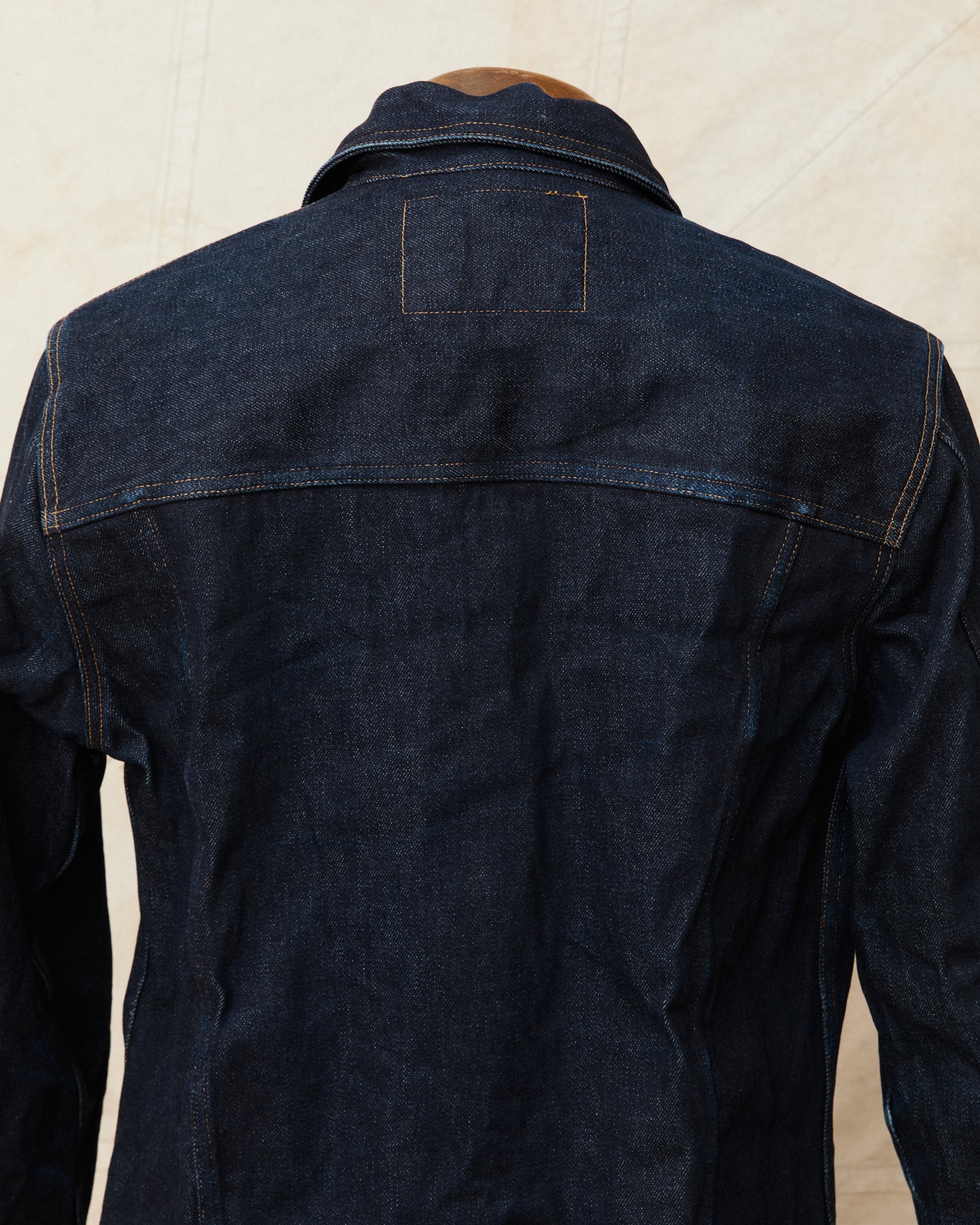 Second Hand Indigofera Fargo Fabric No 9 Denim Jacket Size M