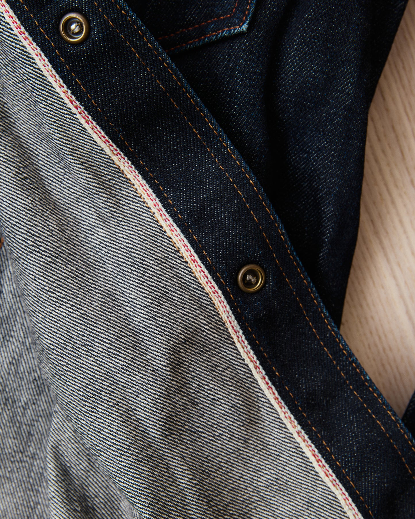 Second Hand Indigofera Fargo Fabric No 9 Denim Jacket Size M