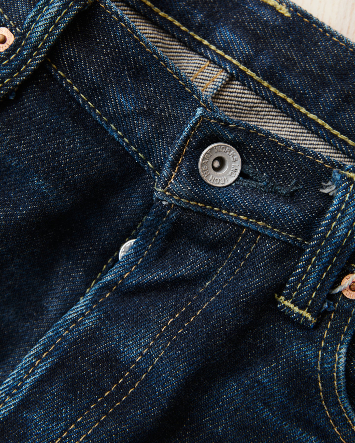 Second Hand Iron Heart 643S 21oz Indigo Jeans W33