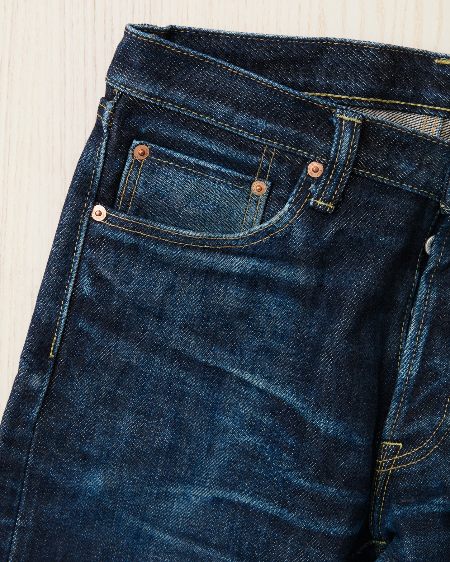 Second Hand Iron Heart 643S 21oz Indigo Jeans W33