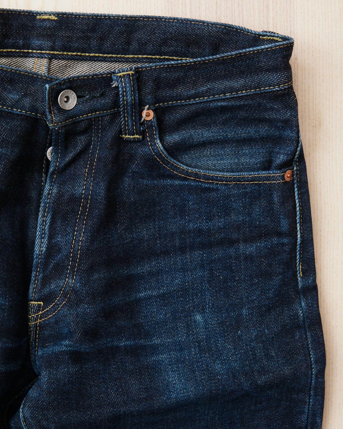 Second Hand Iron Heart 643S 21oz Indigo Jeans W33
