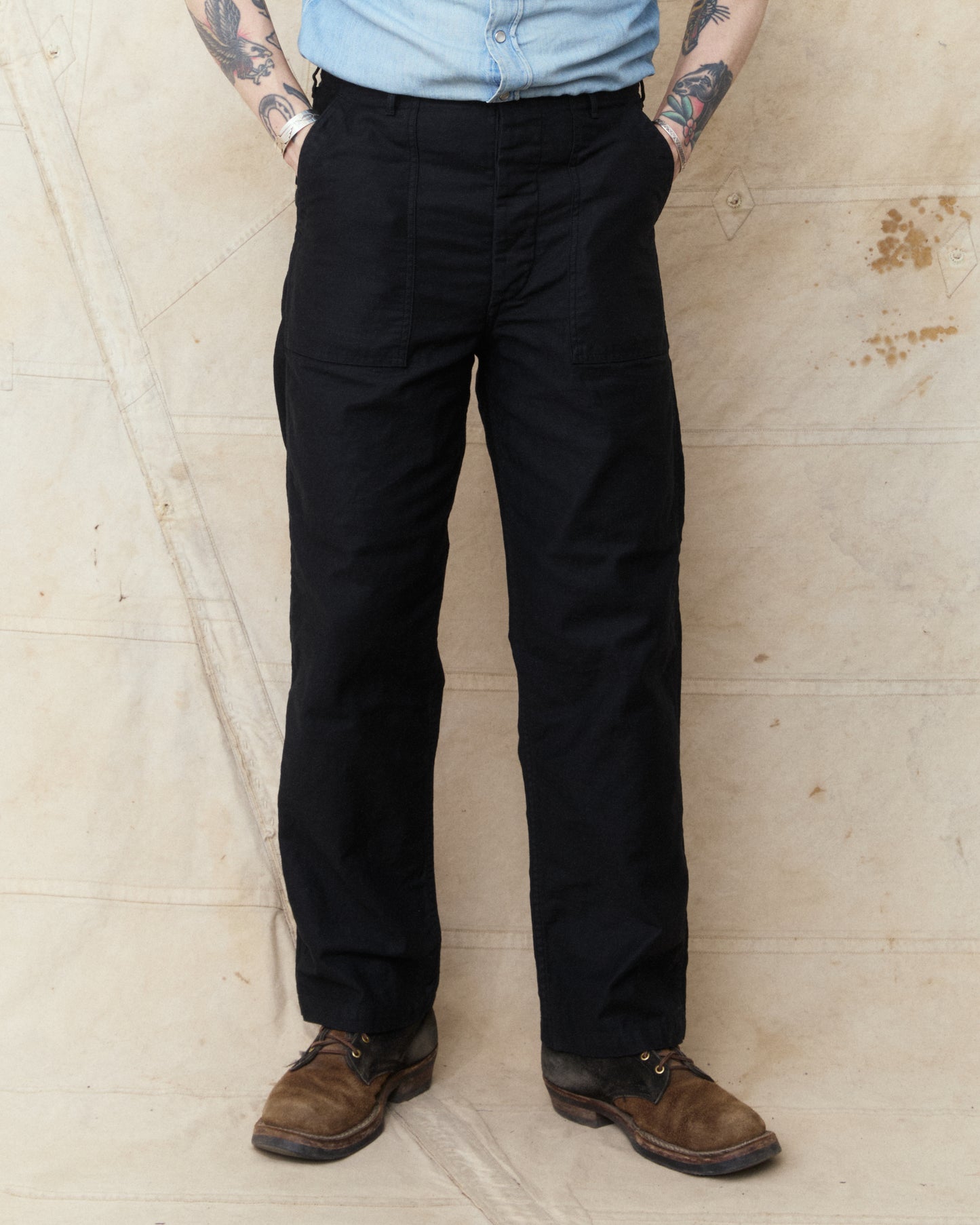 OrSlow 01-5002-J61K Fatigue Pants Black