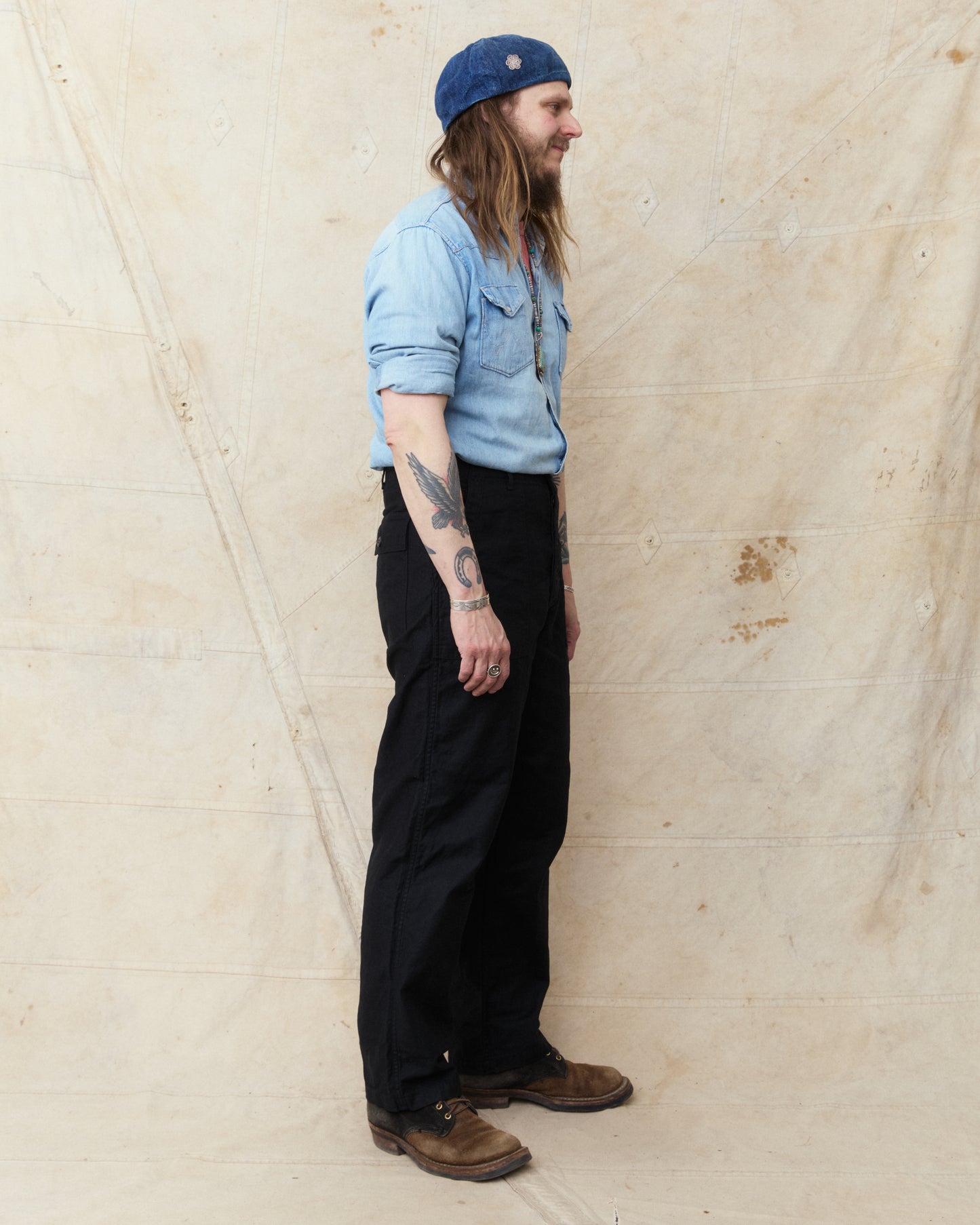 OrSlow 01-5002-J61K Fatigue Pants Black