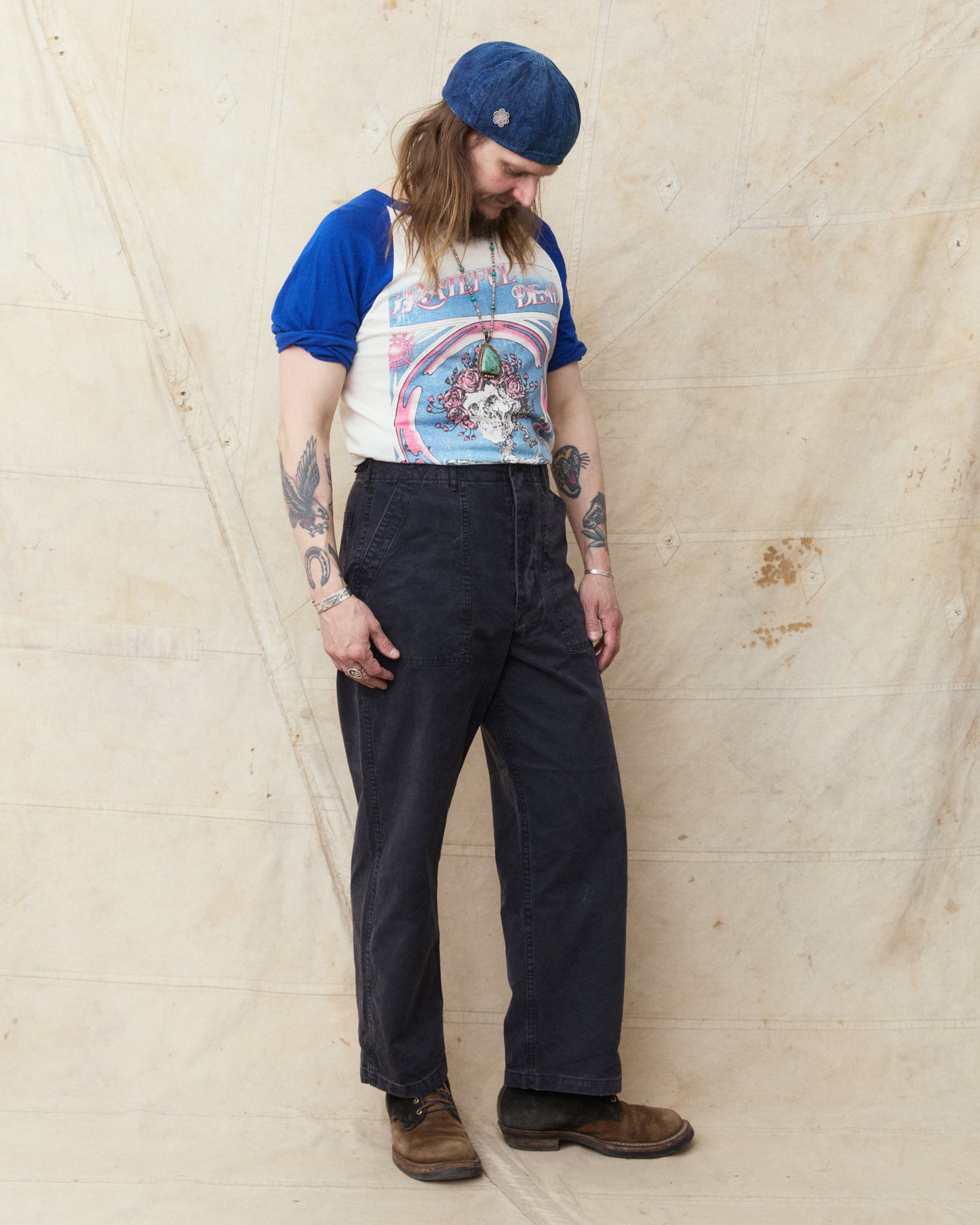 OrSlow 01-5103-M61K Lightweight Canvas Summer Fatigue Pants Black