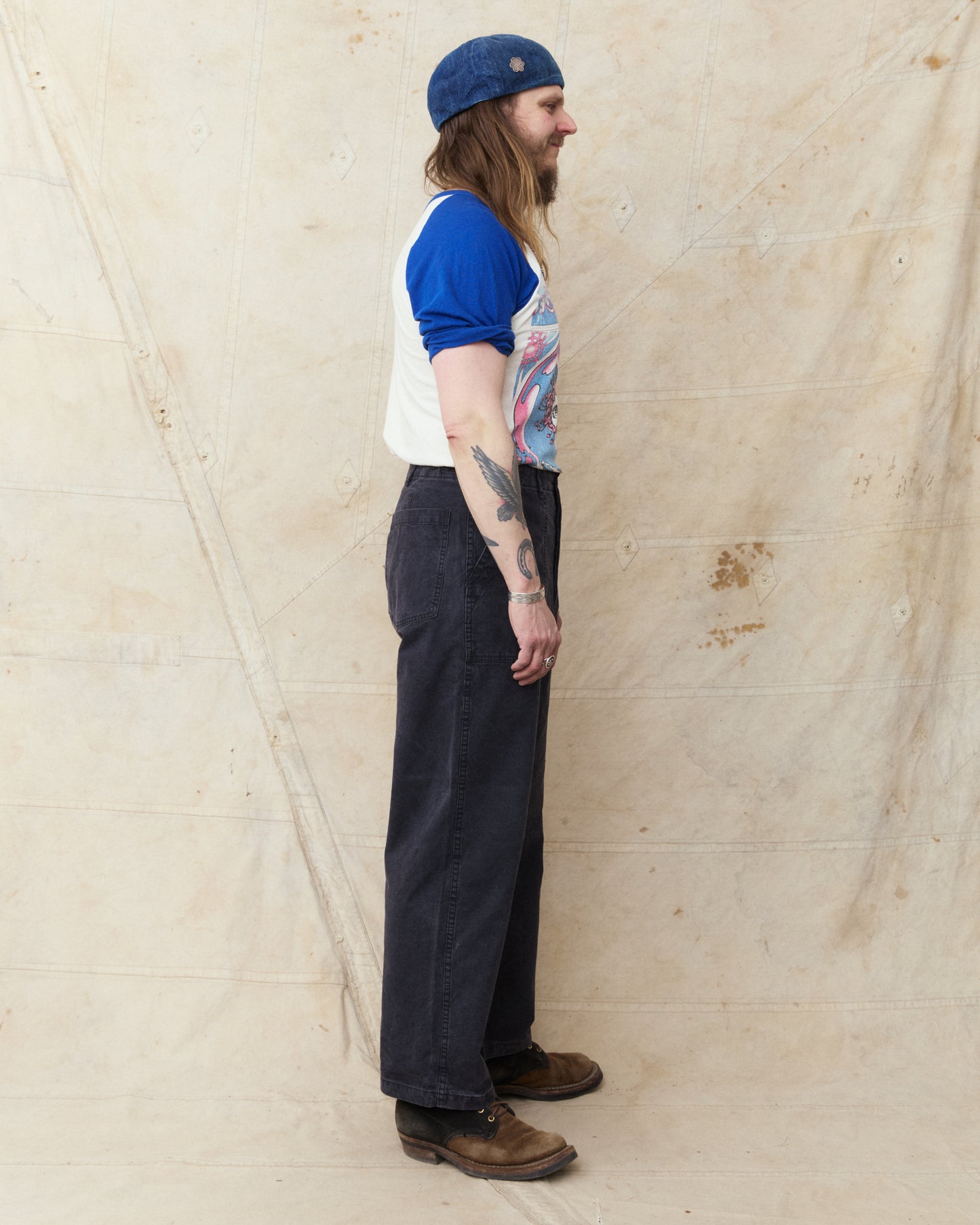 OrSlow 01-5103-M61K Lightweight Canvas Summer Fatigue Pants Black