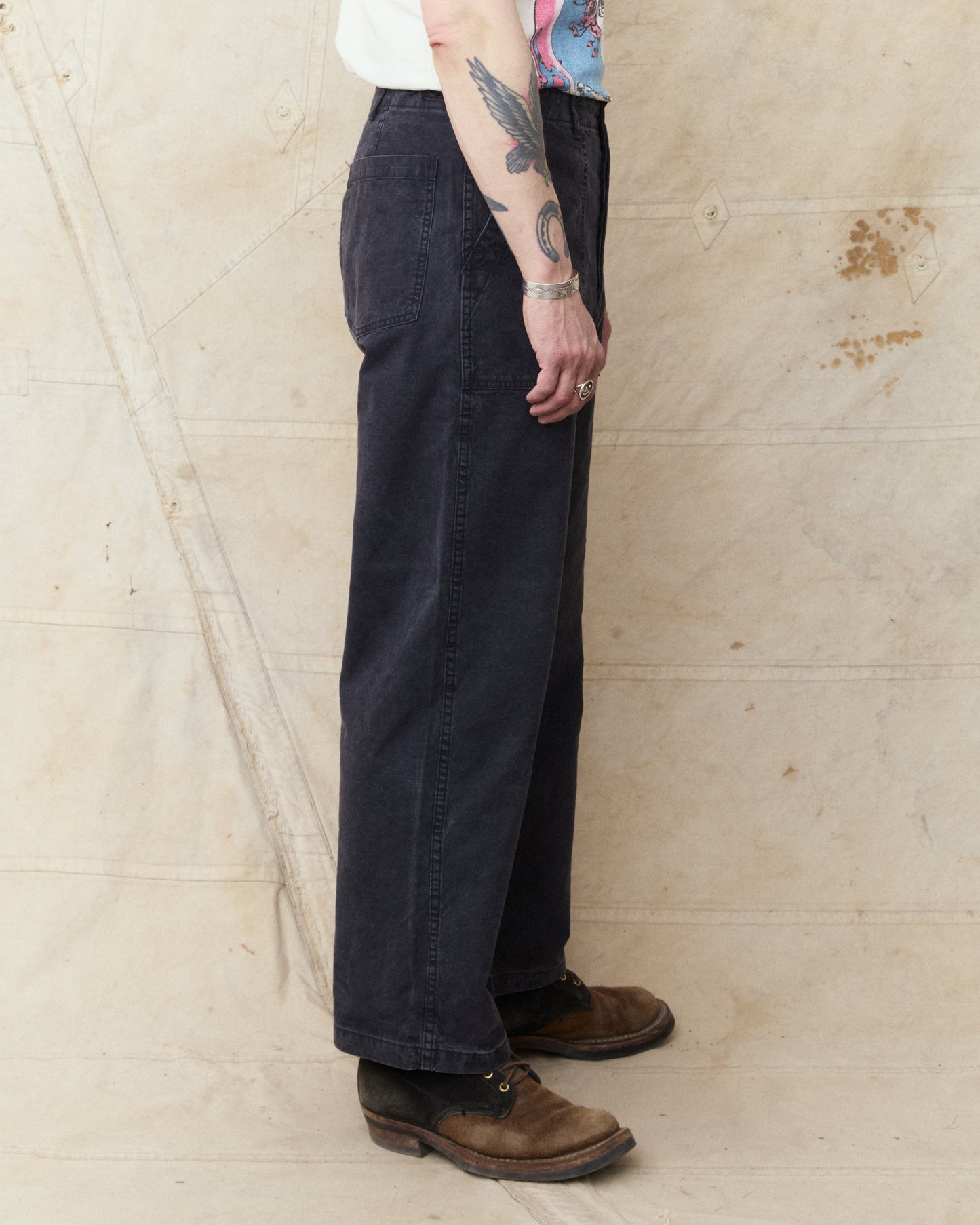 OrSlow 01-5103-M61K Lightweight Canvas Summer Fatigue Pants Black
