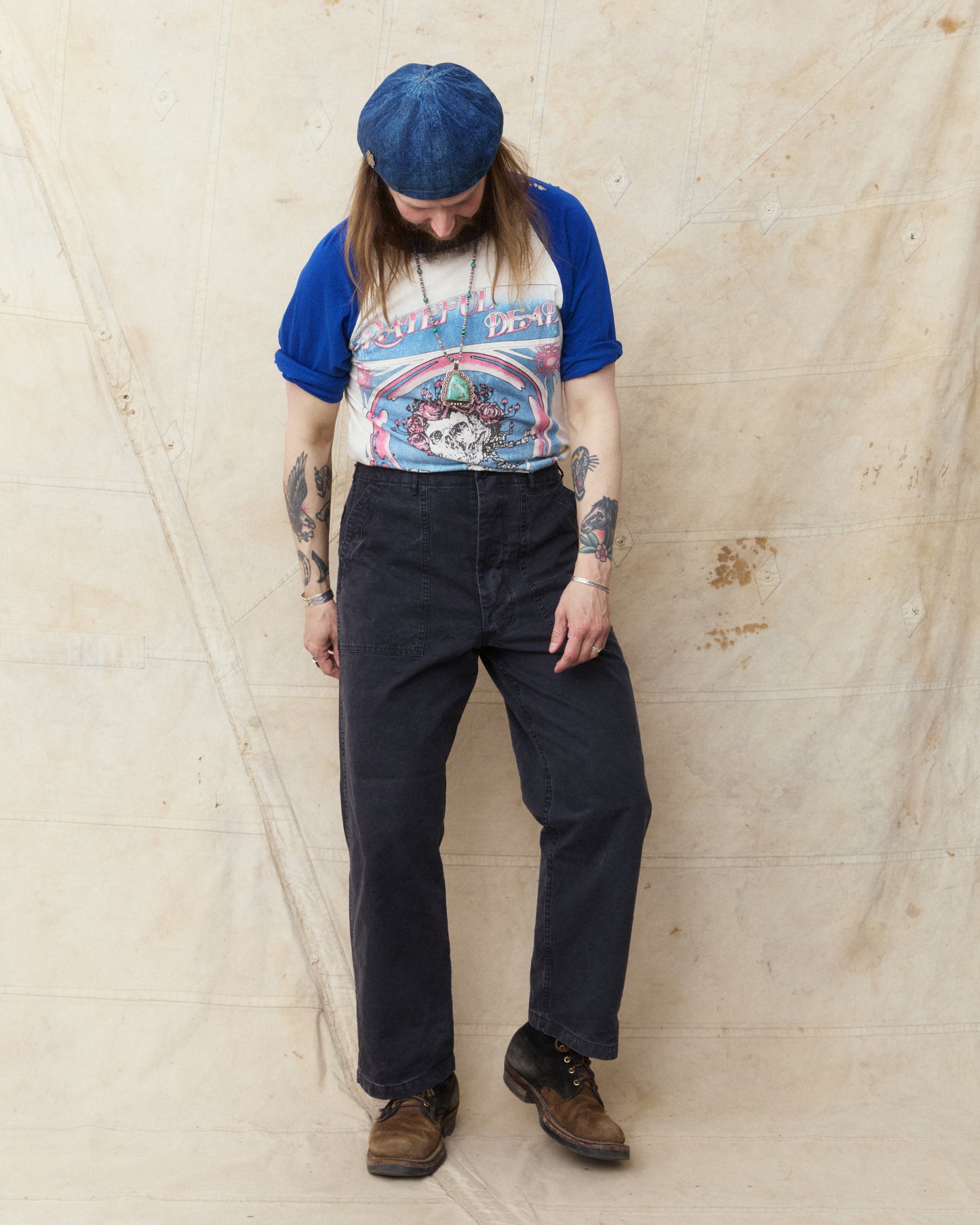 OrSlow 01-5103-M61K Lightweight Canvas Summer Fatigue Pants Black