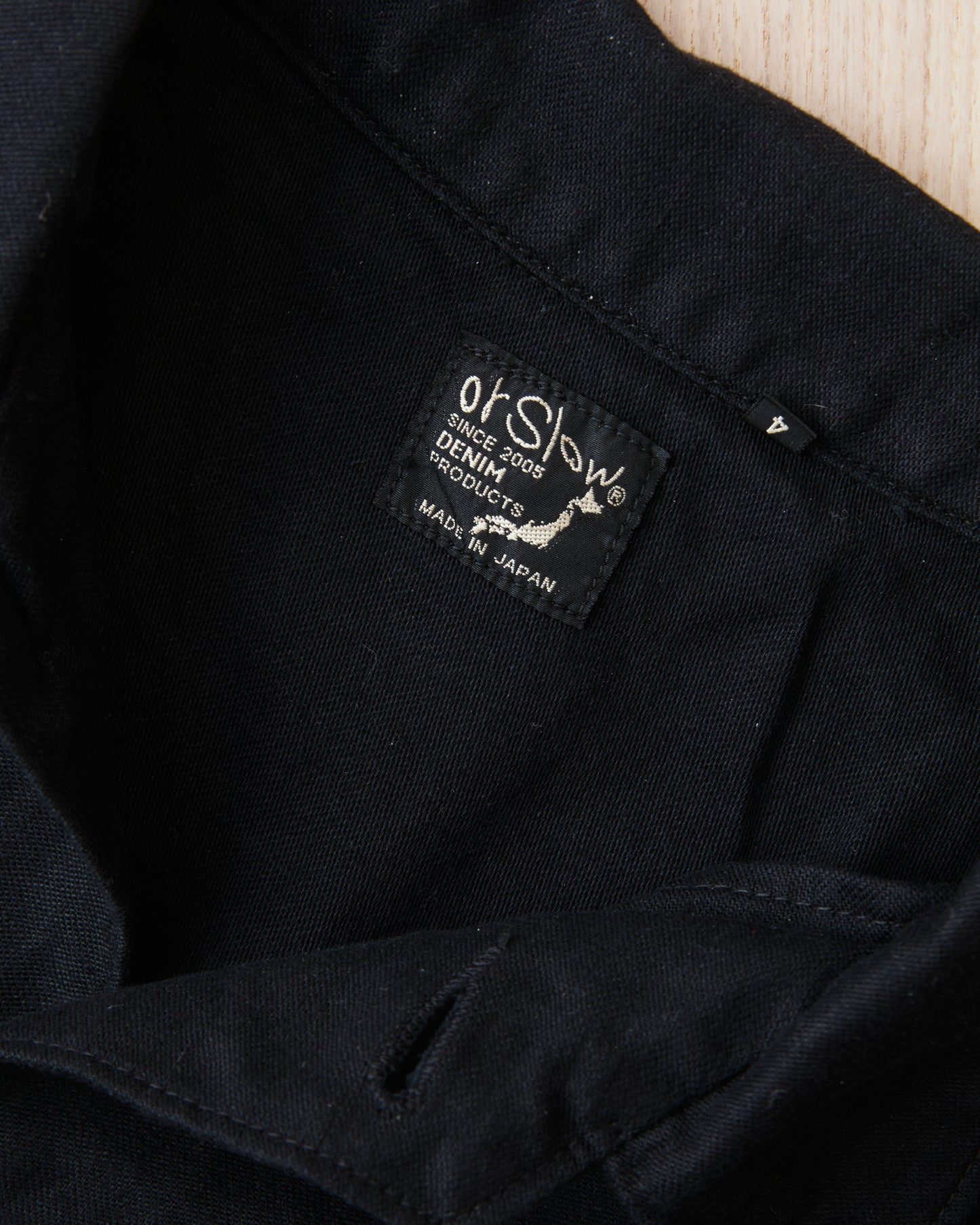 OrSlow 03-8045-J61K US Army Fatigue Shirt Black