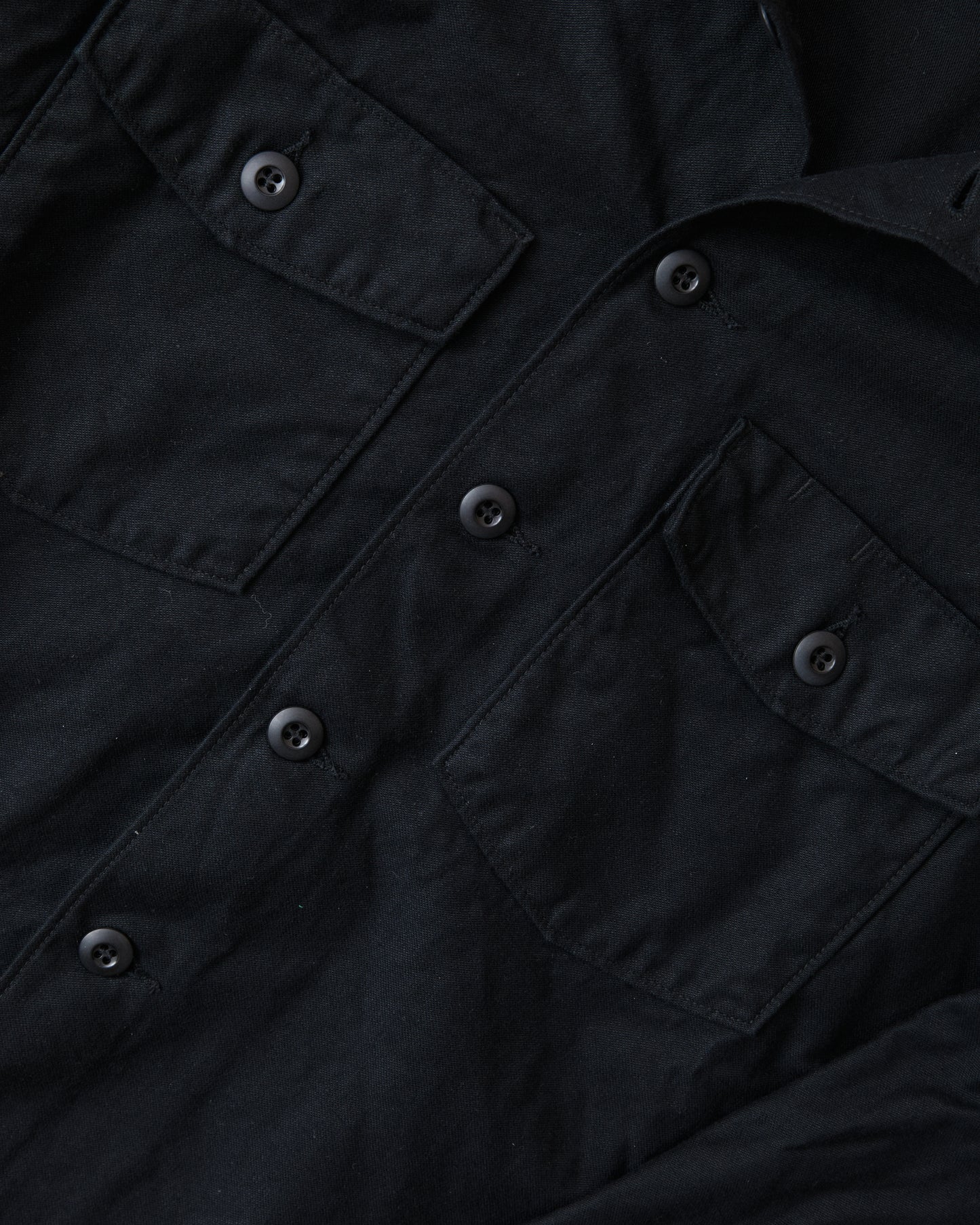 OrSlow 03-8045-J61K US Army Fatigue Shirt Black