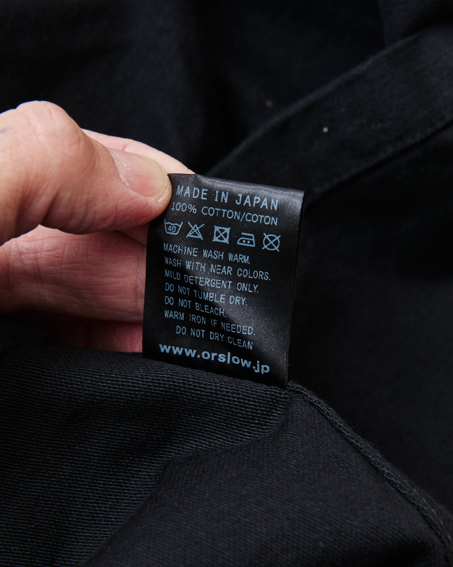 OrSlow 03-8045-J61K US Army Fatigue Shirt Black