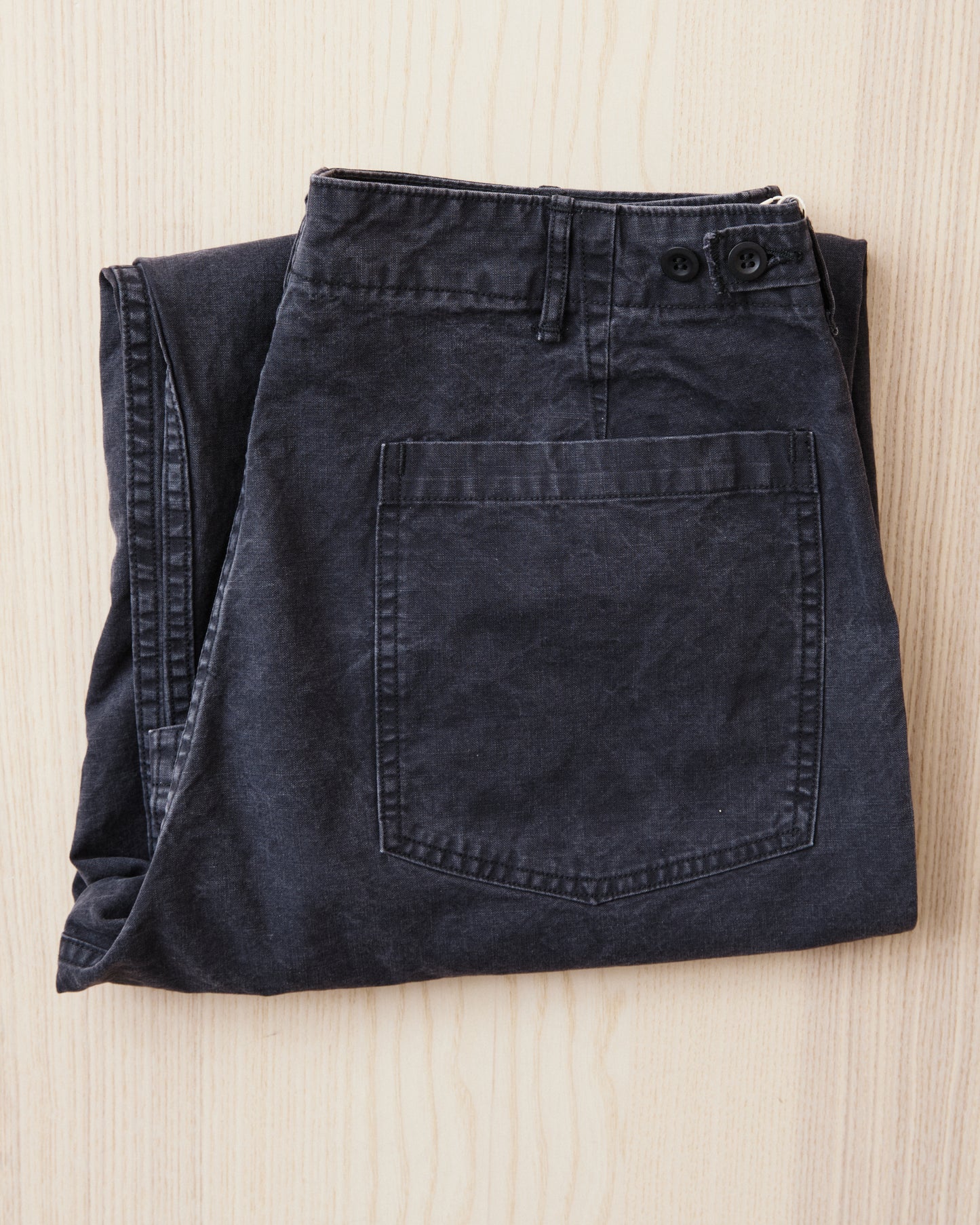 OrSlow 01-5103-M61K Lightweight Canvas Summer Fatigue Pants Black