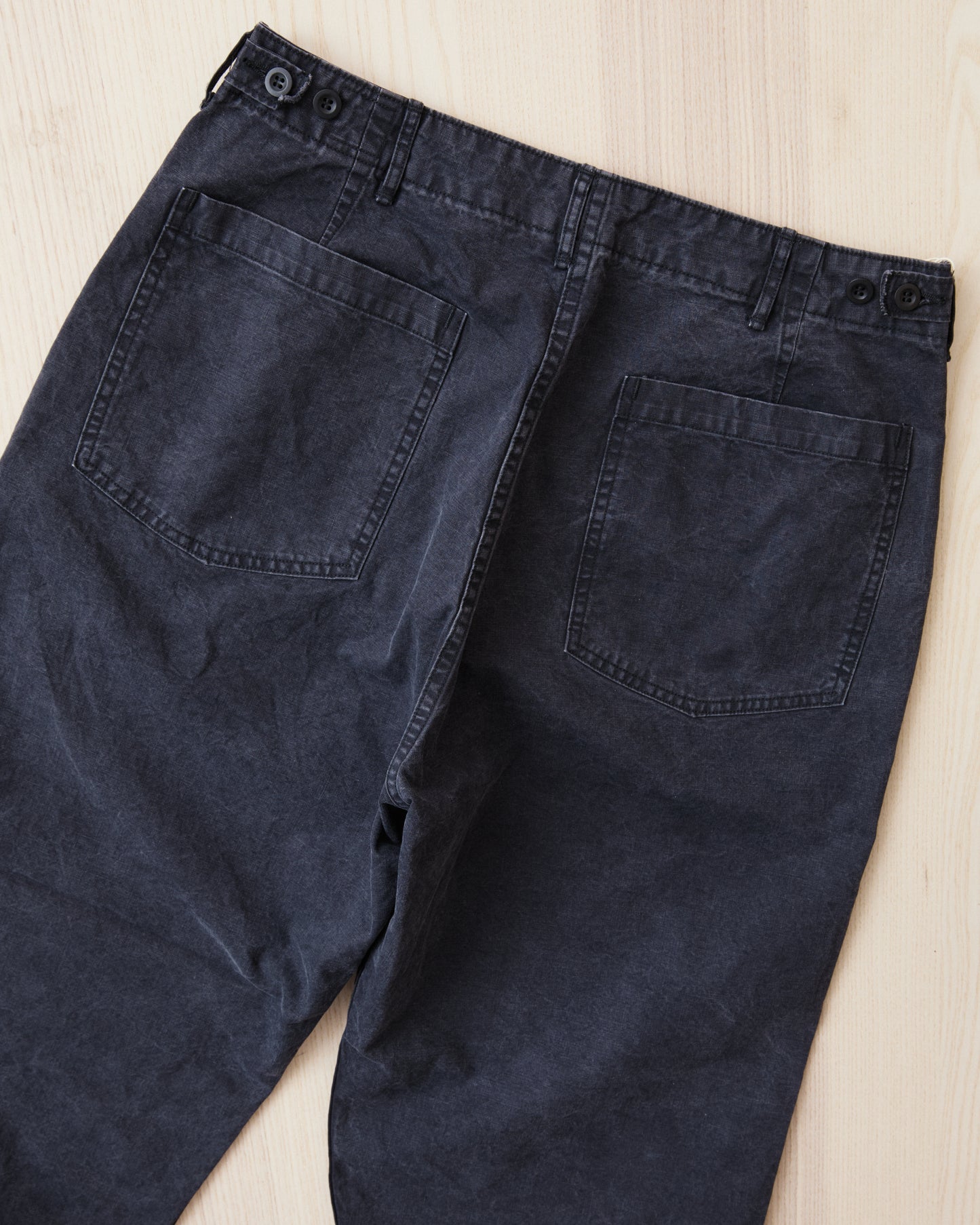 OrSlow 01-5103-M61K Lightweight Canvas Summer Fatigue Pants Black