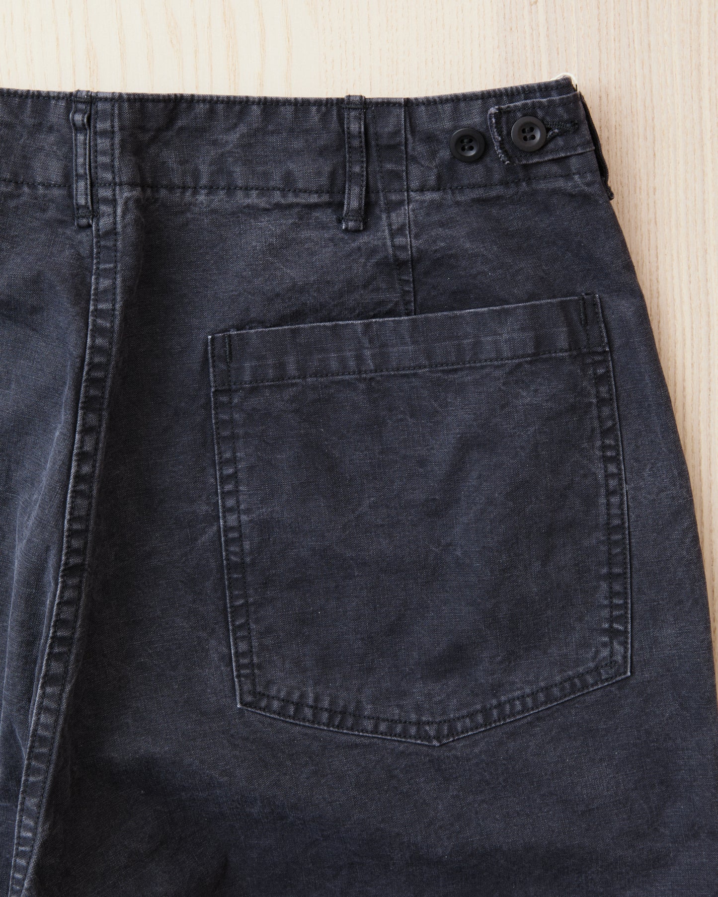 OrSlow 01-5103-M61K Lightweight Canvas Summer Fatigue Pants Black