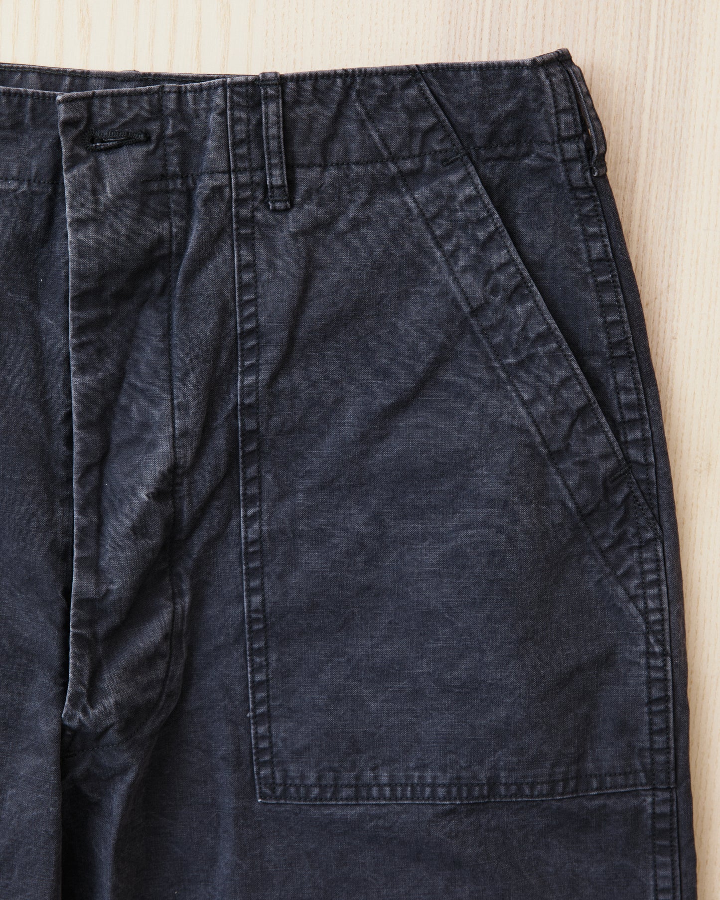OrSlow 01-5103-M61K Lightweight Canvas Summer Fatigue Pants Black
