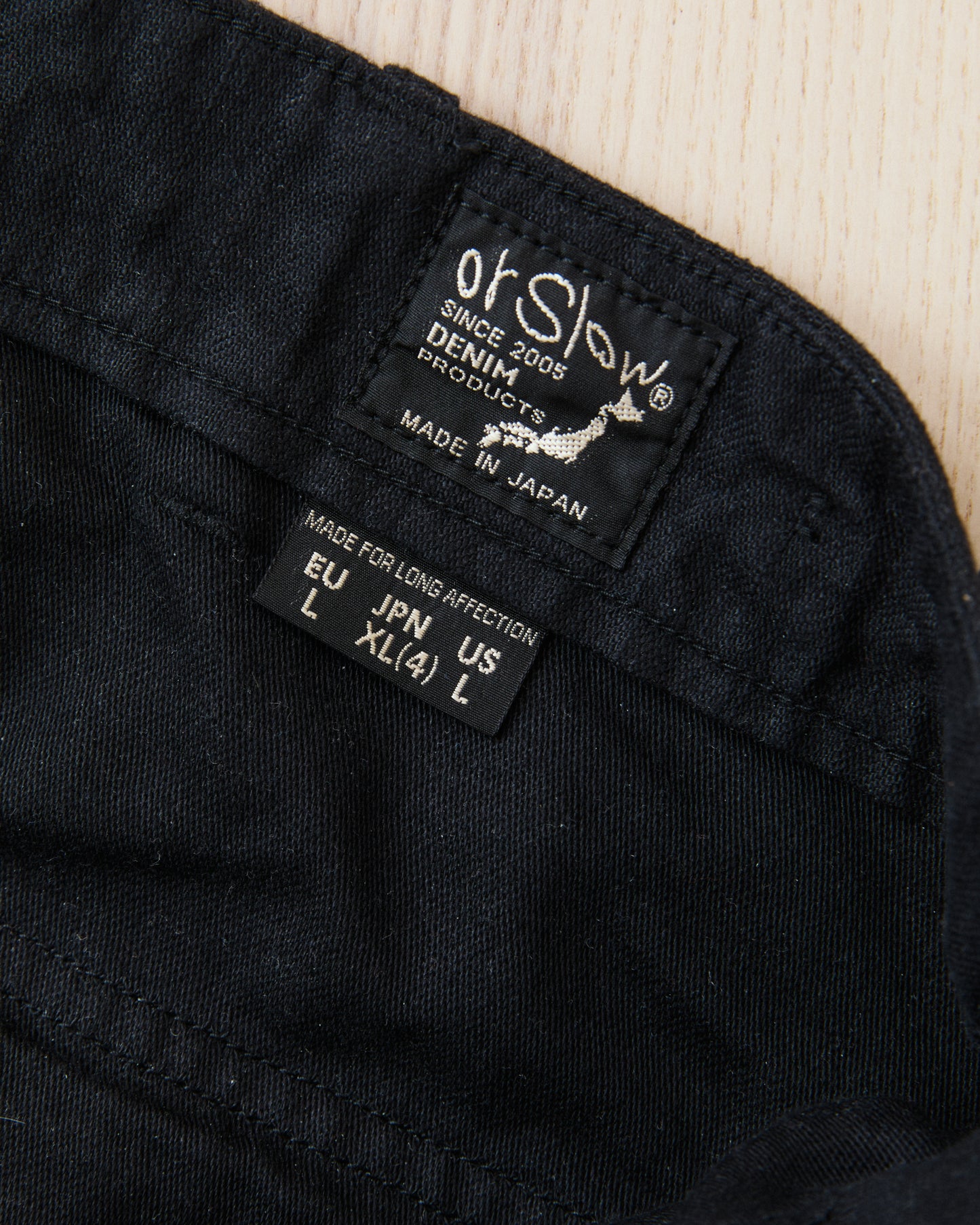 OrSlow 01-5002-J61K Fatigue Pants Black