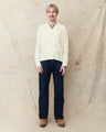 Style Eyes SE29660 Long Sleeved Rayon Bowling Shirt Off White