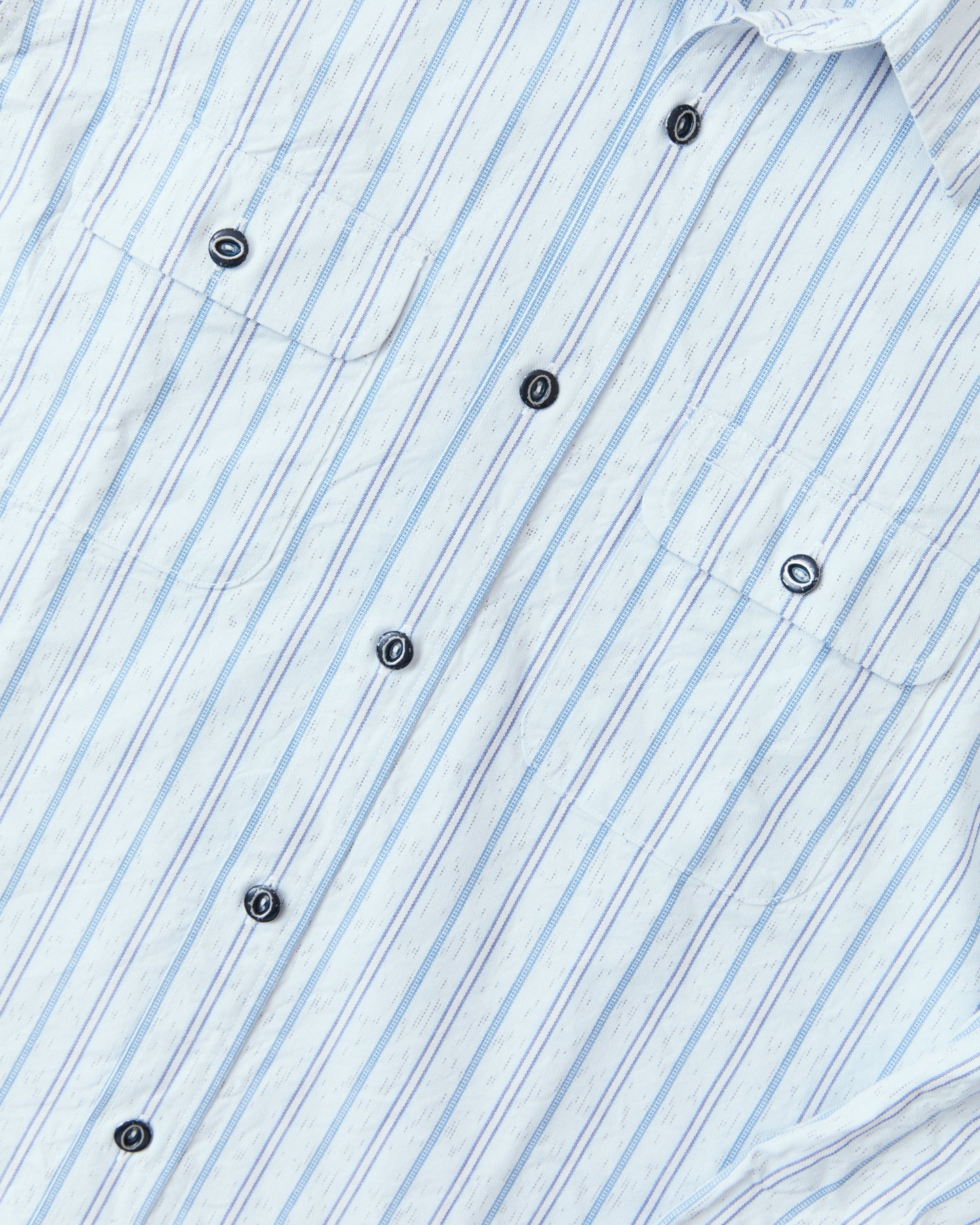Sugar Cane & Co. SC29671 Fiction Romance 6oz. Indigo Stripe Work Shirt