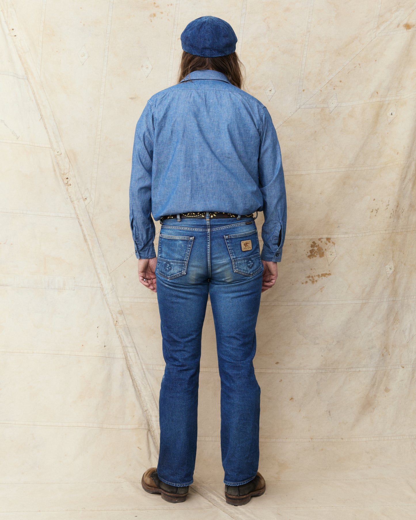 OrSlow 01-8270-84K Relaxed Fit Chambray Work Shirt