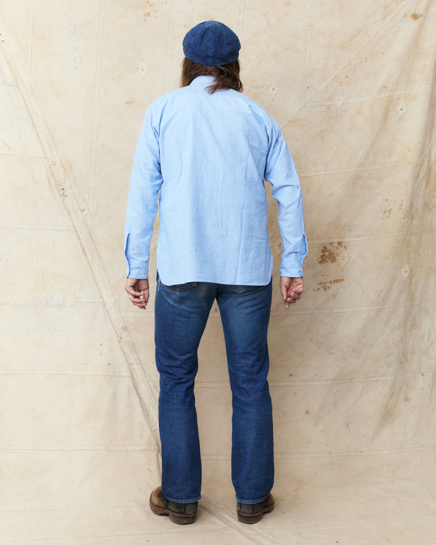 Buzz Rickson's BR28824 Cotton Oxford Cloth 4oz. Blue Shirt