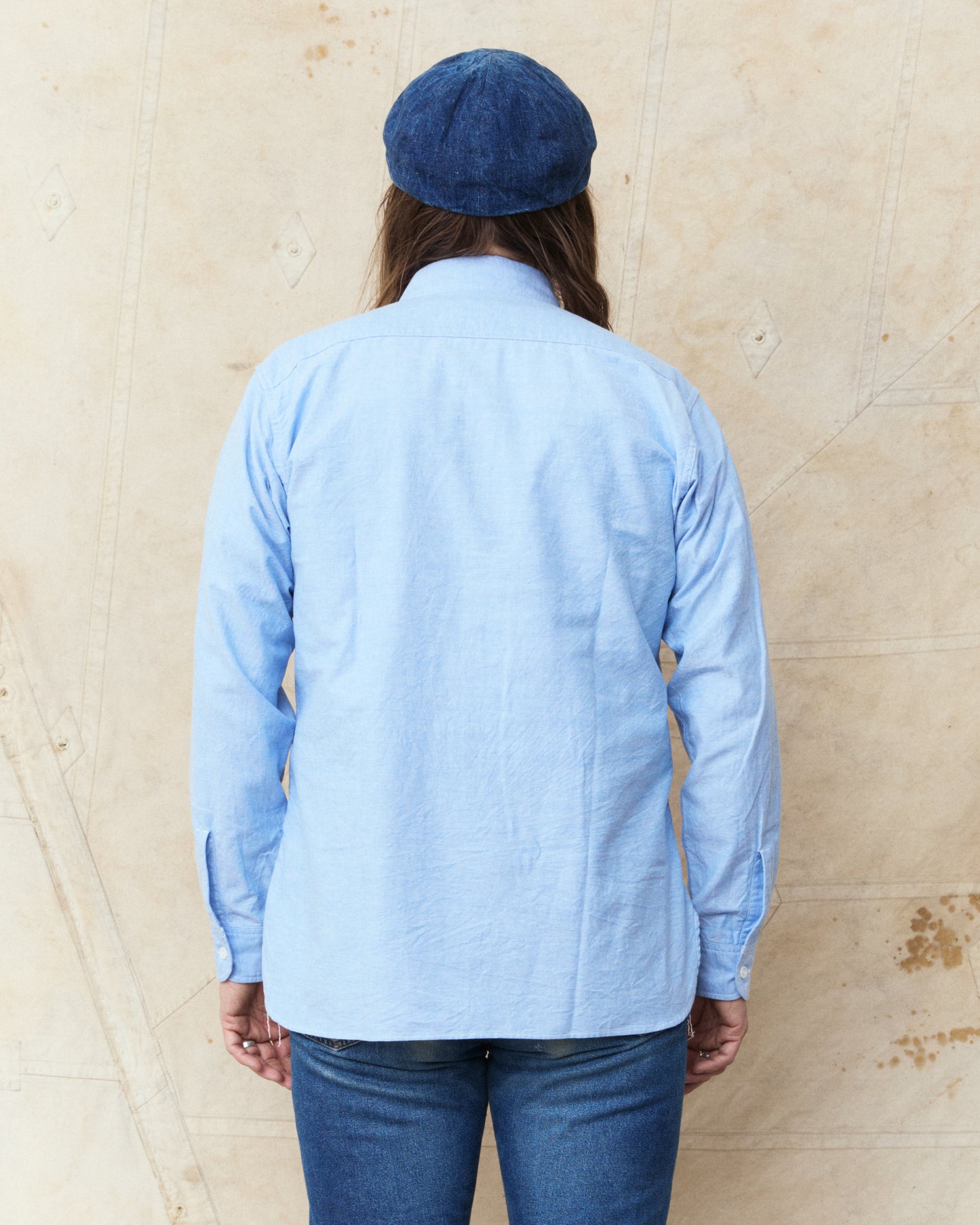 Buzz Rickson's BR28824 Cotton Oxford Cloth 4oz. Blue Shirt