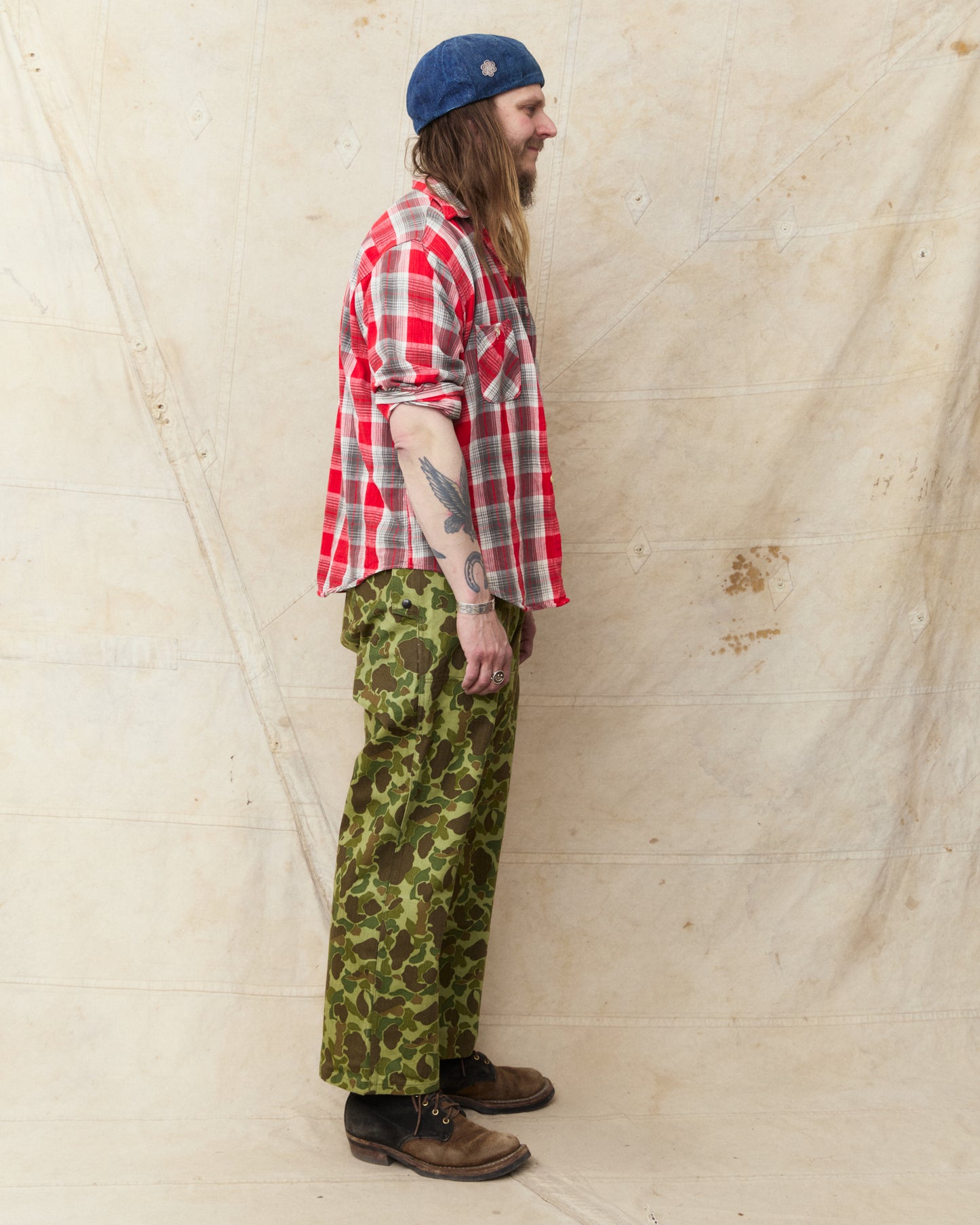 Buzz Rickson's BR42634 USMC M-44 HBT Camo Pants