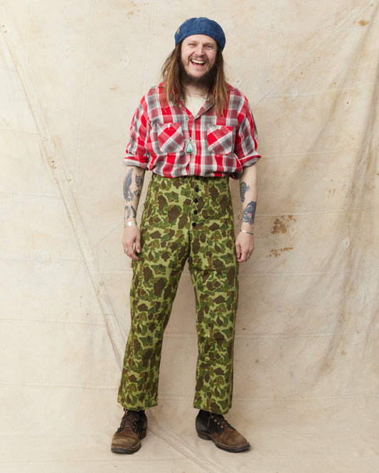 Buzz Rickson's BR42634 USMC M-44 HBT Camo Pants