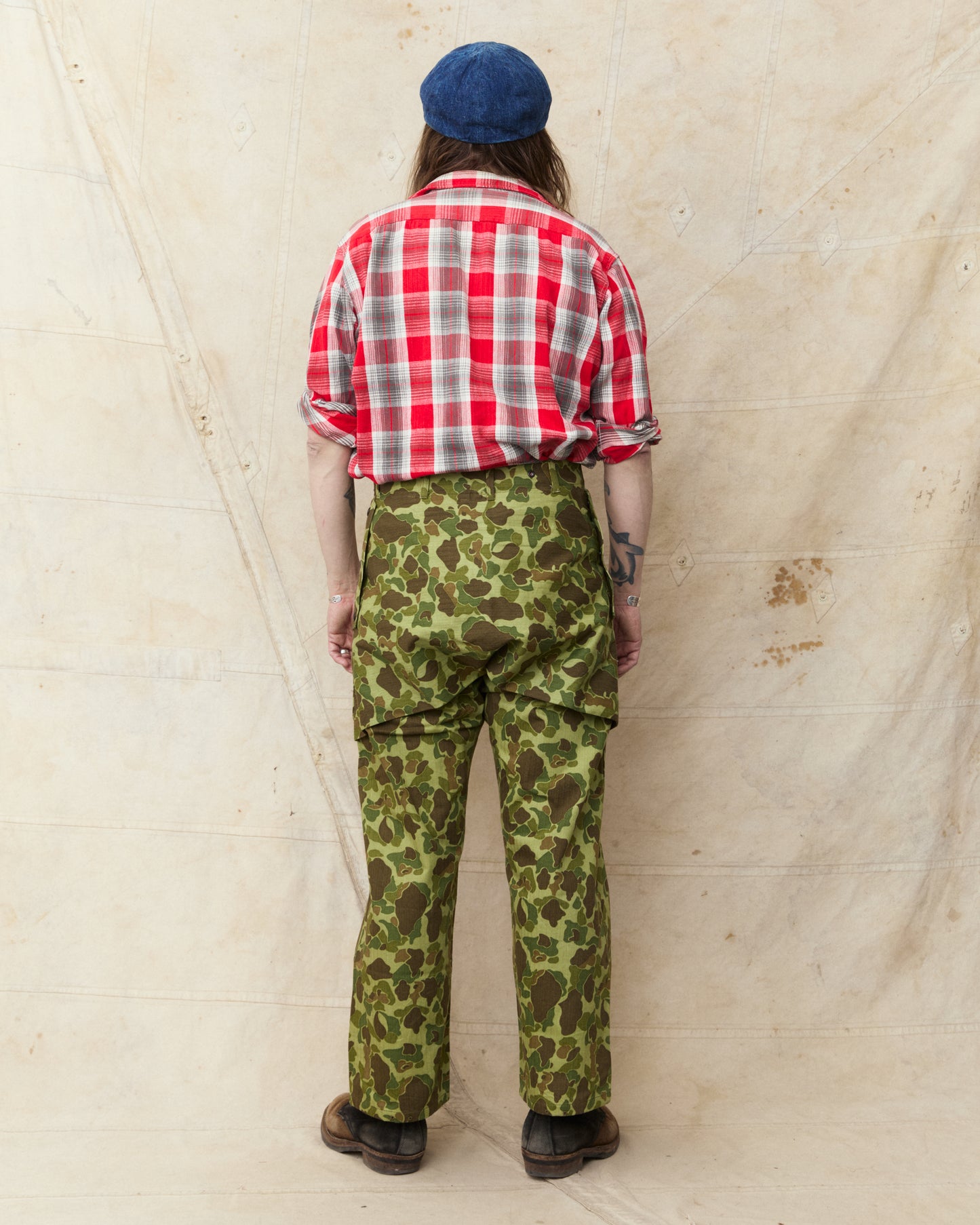 Buzz Rickson's BR42634 USMC M-44 HBT Camo Pants