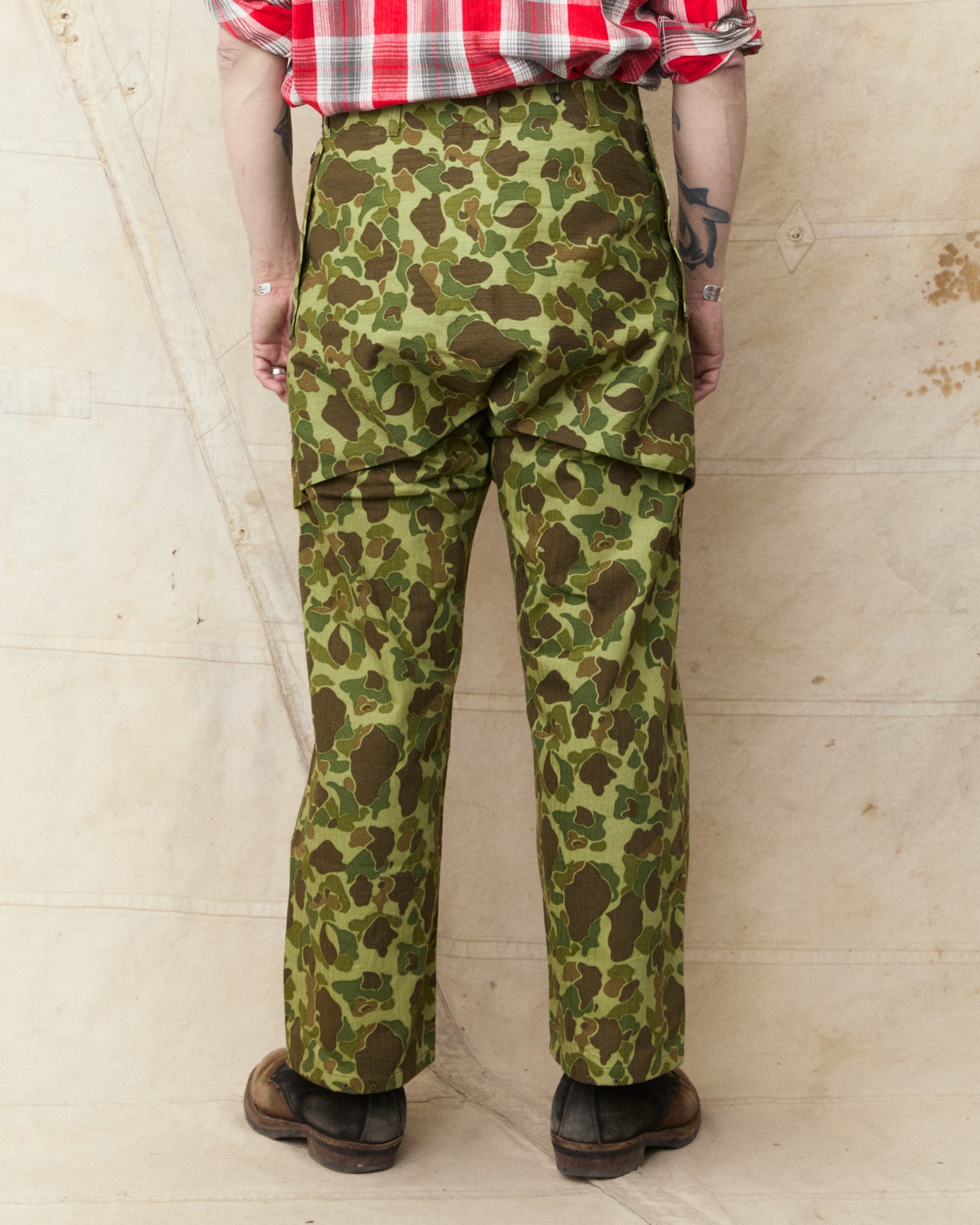 Buzz Rickson's BR42634 USMC M-44 HBT Camo Pants