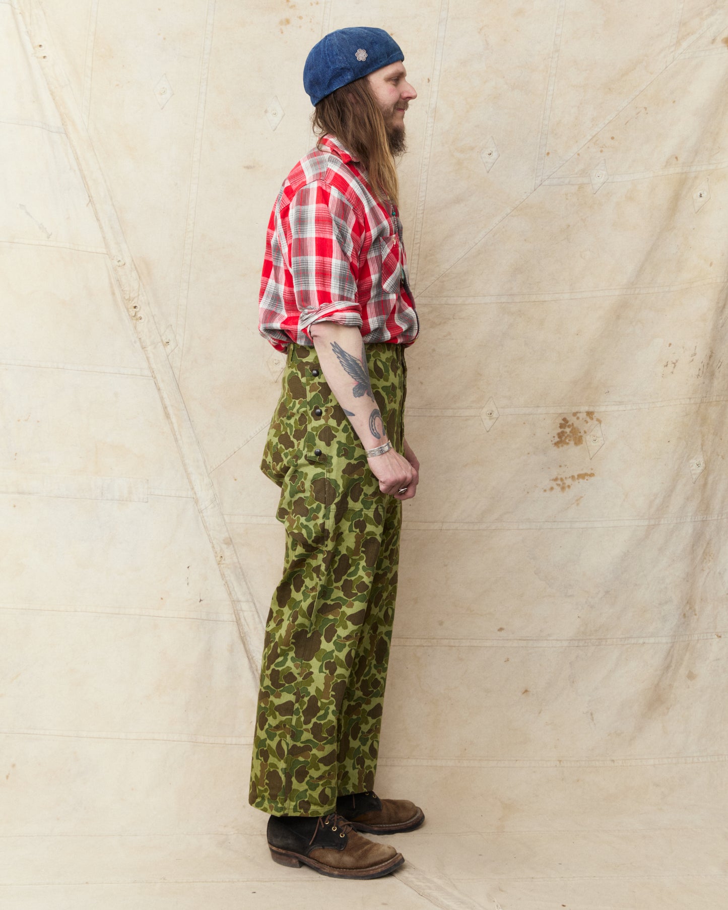 Buzz Rickson's BR42634 USMC M-44 HBT Camo Pants