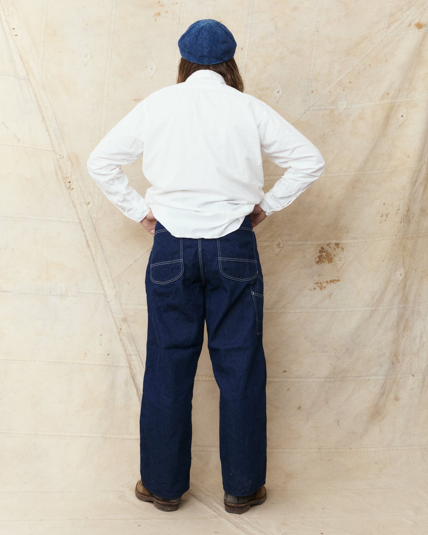 OrSlow 01-8270-69K Relaxed Fit White Chambray Work Shirt