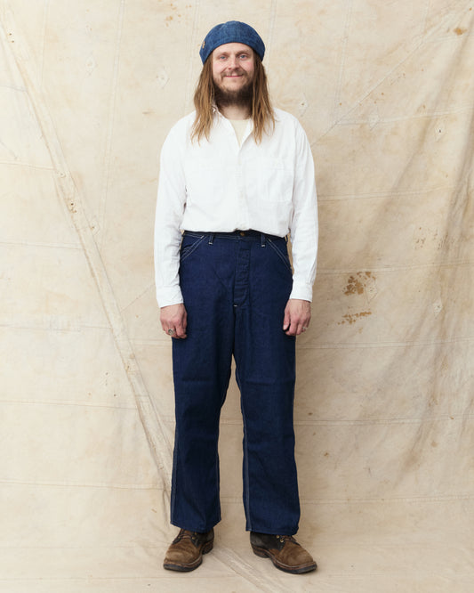 OrSlow 01-8270-69K Relaxed Fit White Chambray Work Shirt