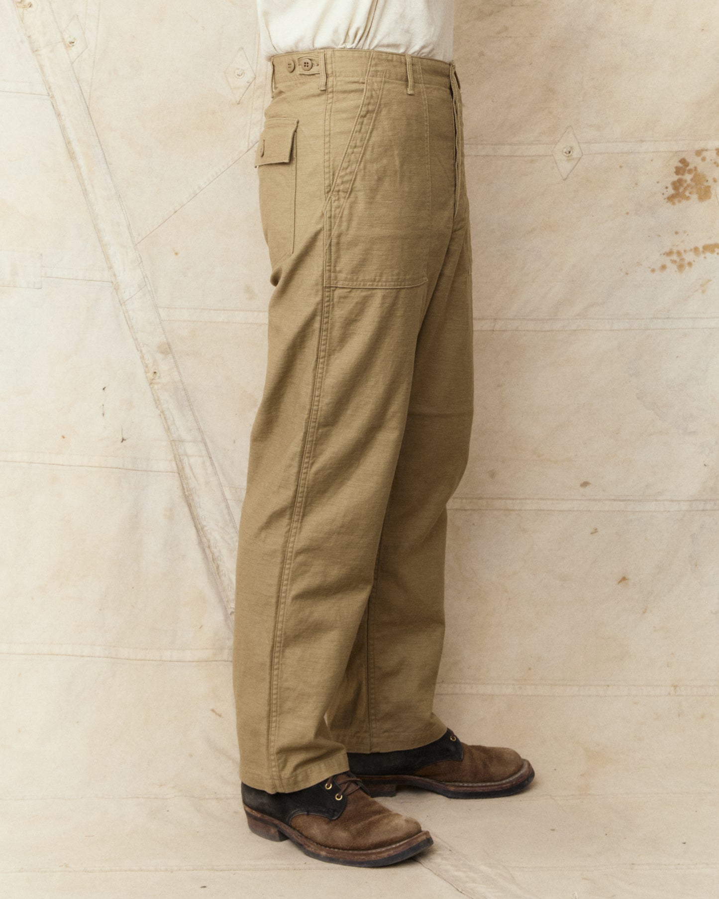 OrSlow 01-5002-72K Fatigue Pants Sand Beige