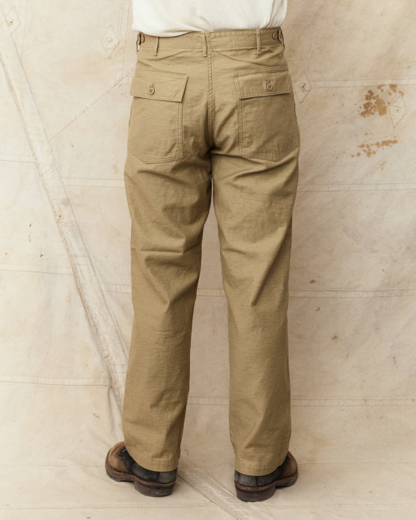 OrSlow 01-5002-72K Fatigue Pants Sand Beige