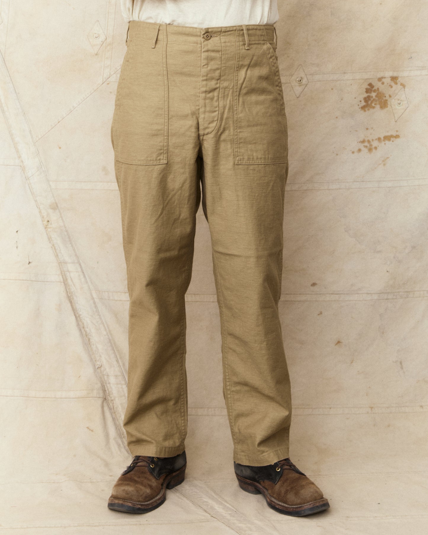 OrSlow 01-5002-72K Fatigue Pants Sand Beige