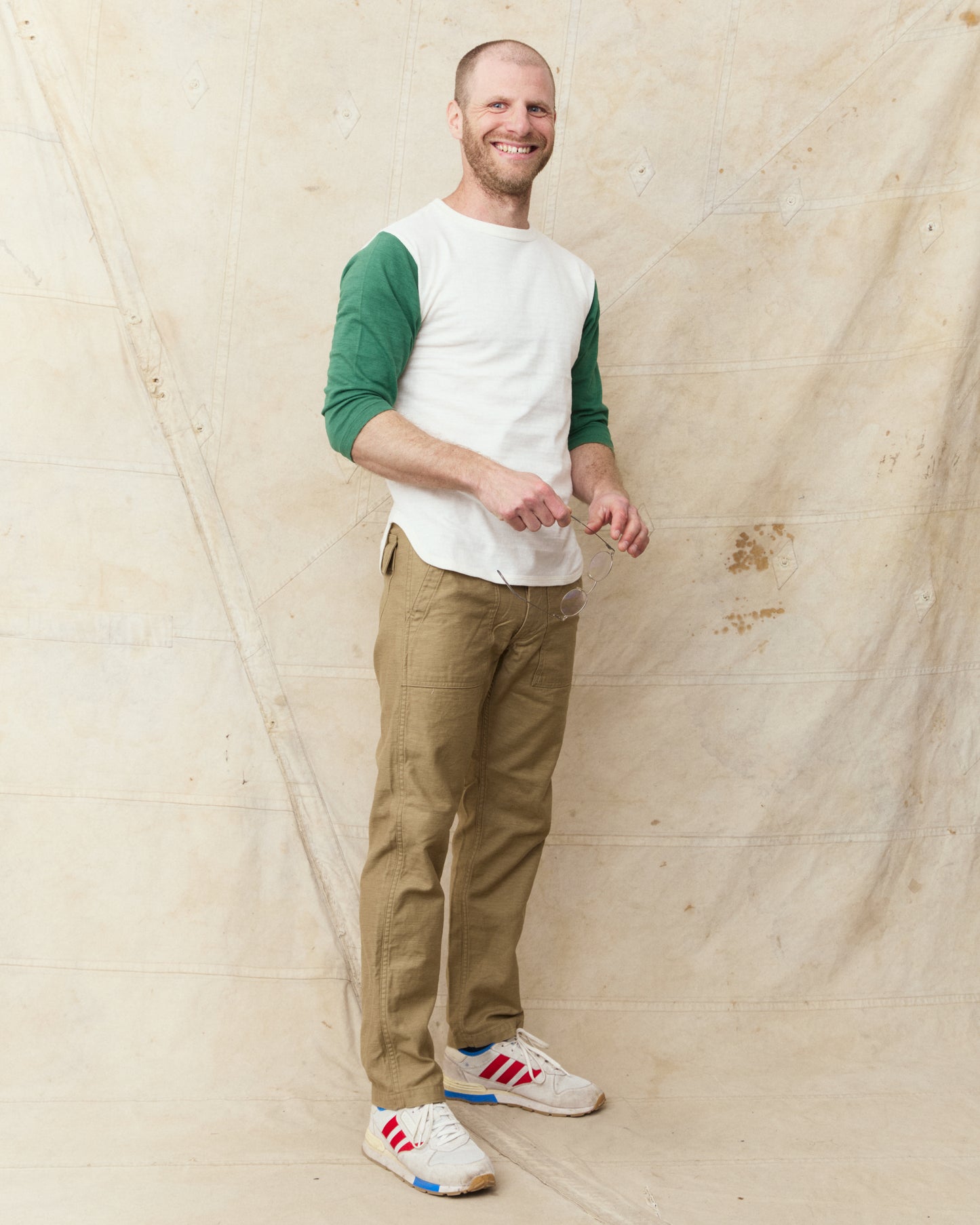 OrSlow 01-5032-72K Slim Fatigue Pants Sand Beige