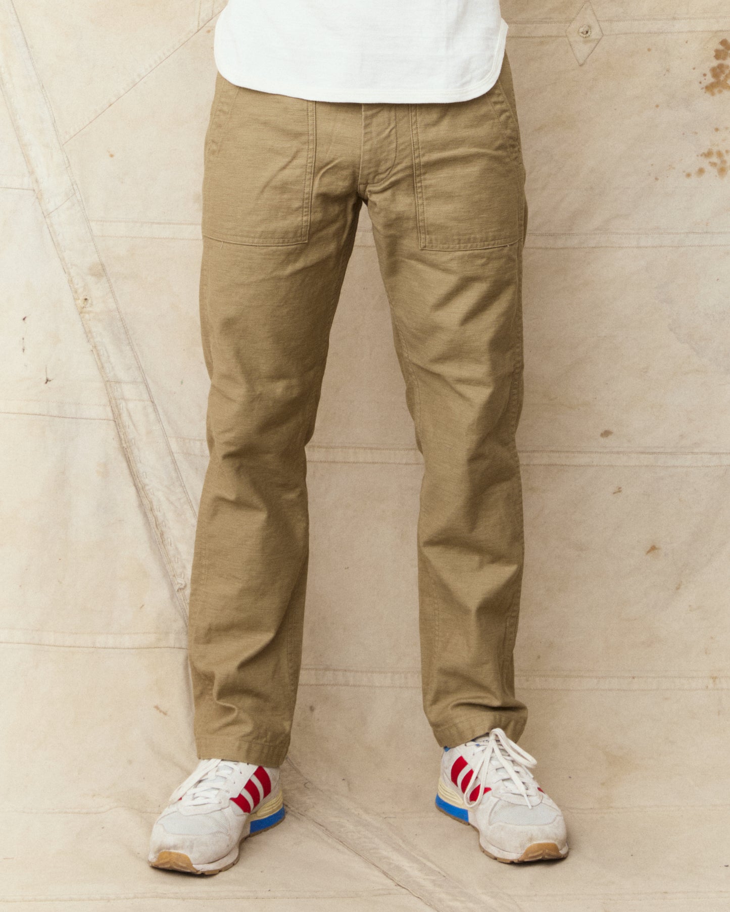 OrSlow 01-5032-72K Slim Fatigue Pants Sand Beige