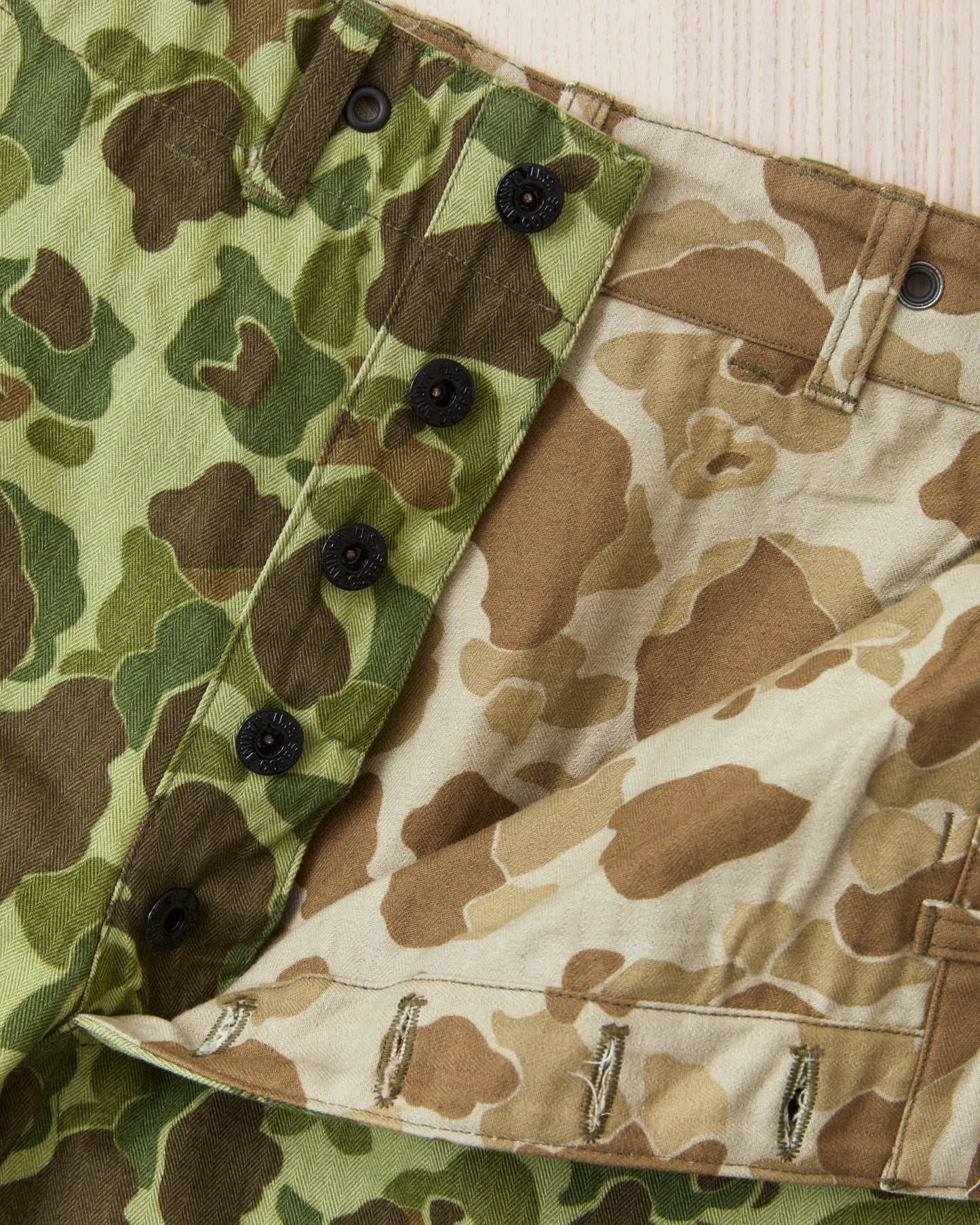 Buzz Rickson's BR42634 USMC M-44 HBT Camo Pants