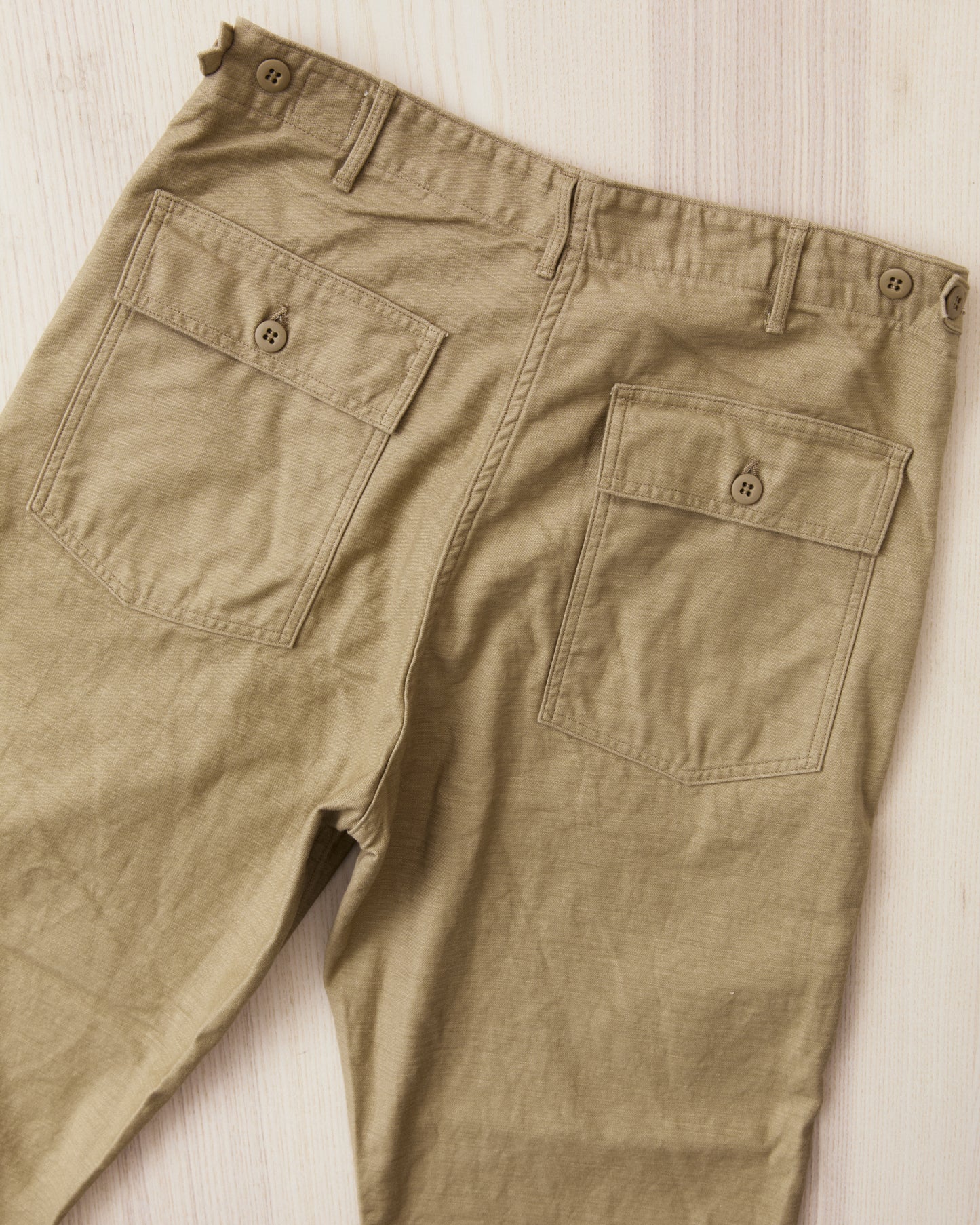 OrSlow 01-5002-72K Fatigue Pants Sand Beige