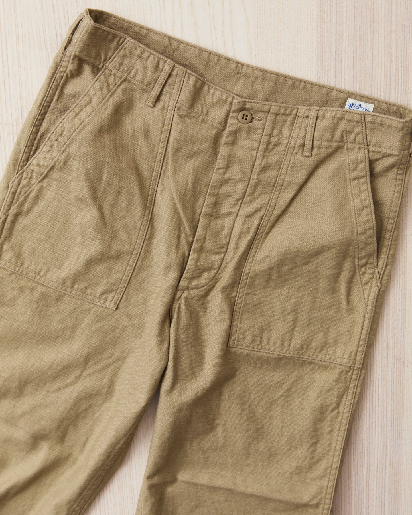 OrSlow 01-5002-72K Fatigue Pants Sand Beige