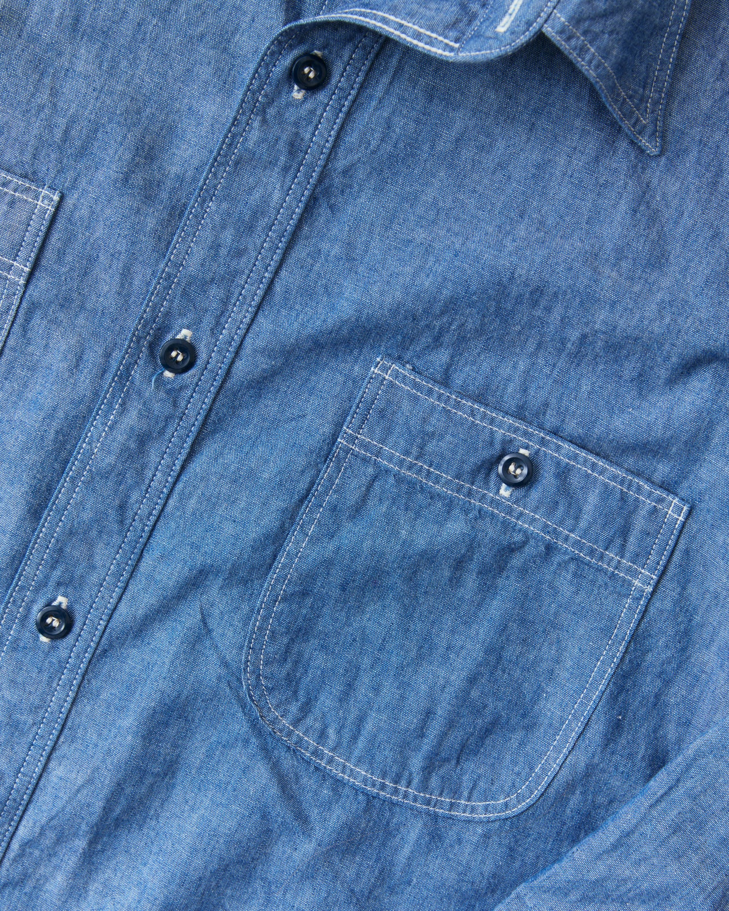 OrSlow 01-8270-84K Relaxed Fit Chambray Work Shirt