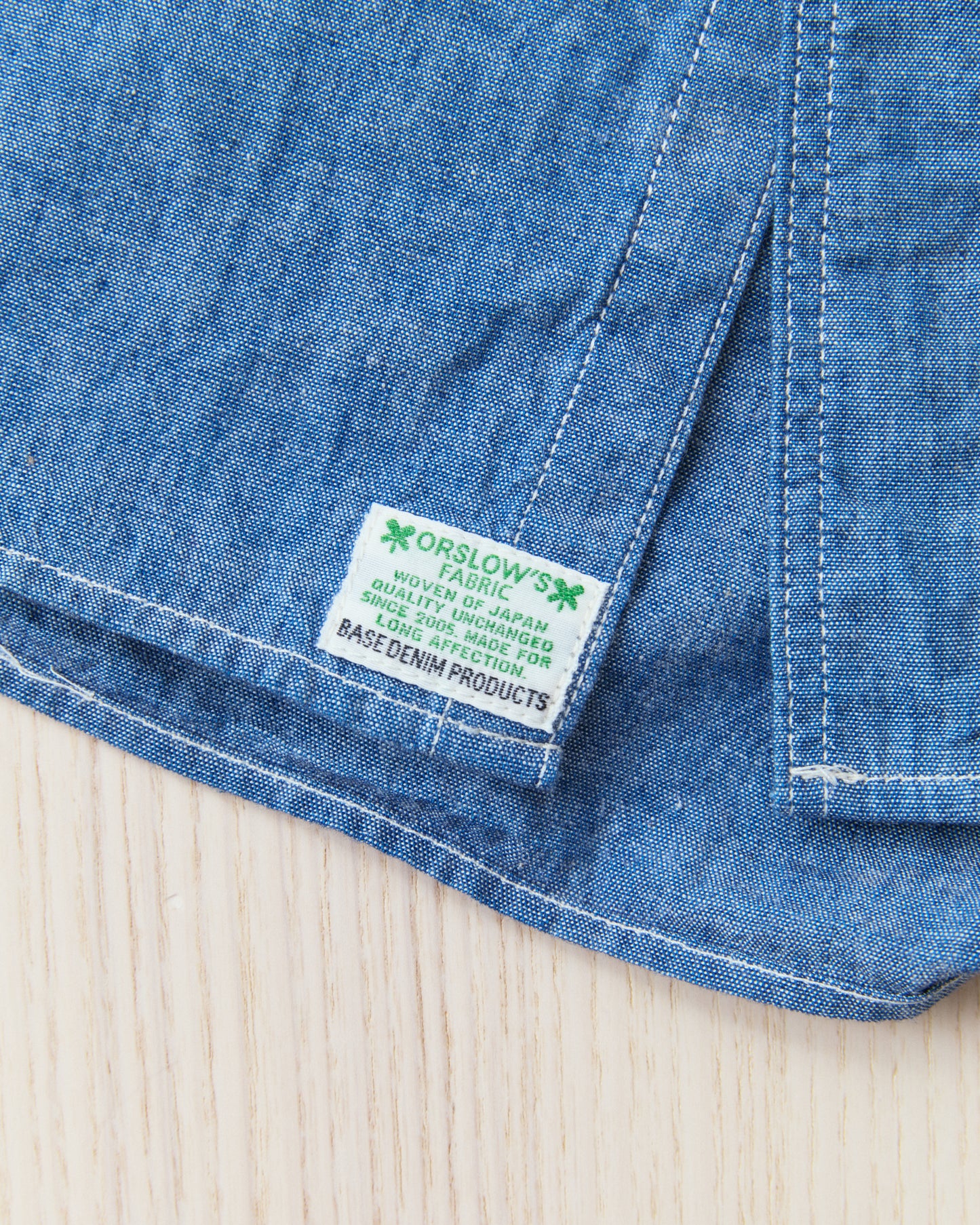 OrSlow 01-8270-84K Relaxed Fit Chambray Work Shirt