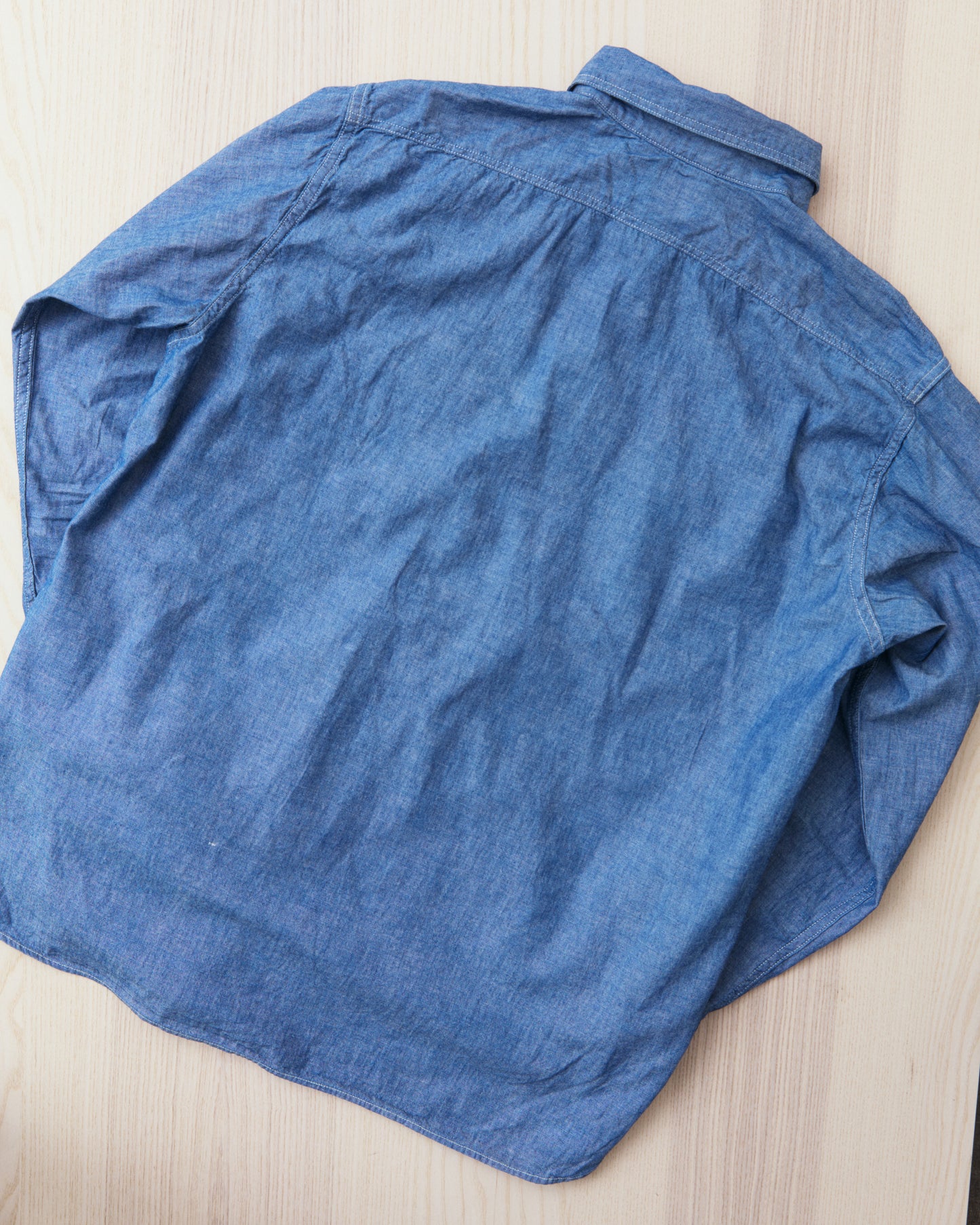 OrSlow 01-8270-84K Relaxed Fit Chambray Work Shirt