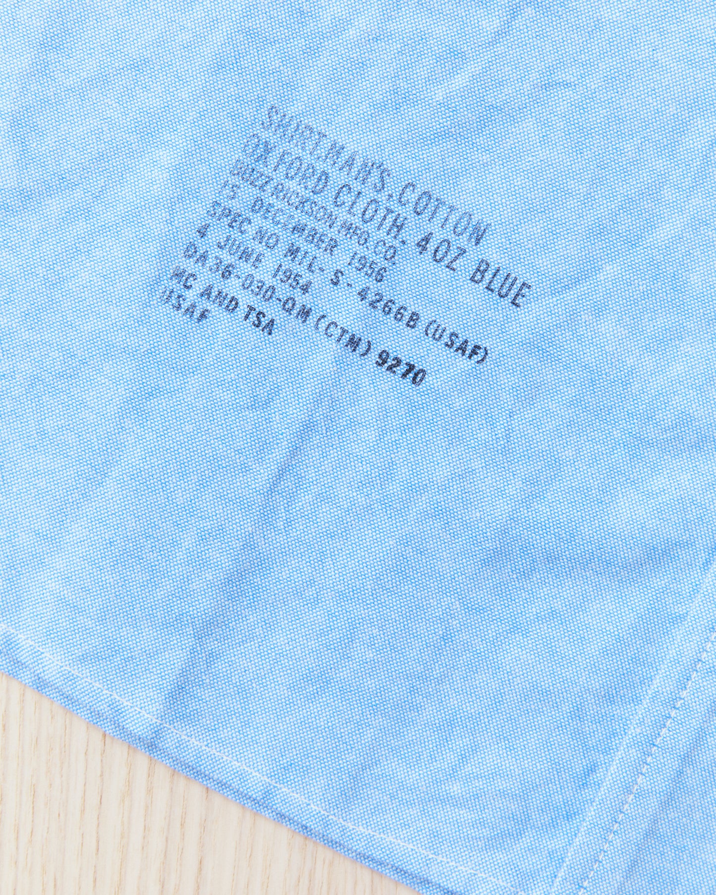 Buzz Rickson's BR28824 Cotton Oxford Cloth 4oz. Blue Shirt