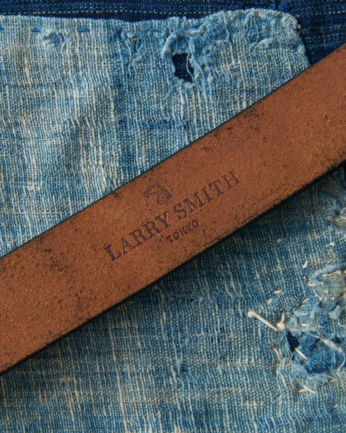 Larry Smith LT-0030-BK Square Buckle Belt Black