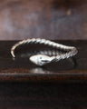 Larry Smith BR-0199 Twisted Snake Bracelet Silver Bracelet