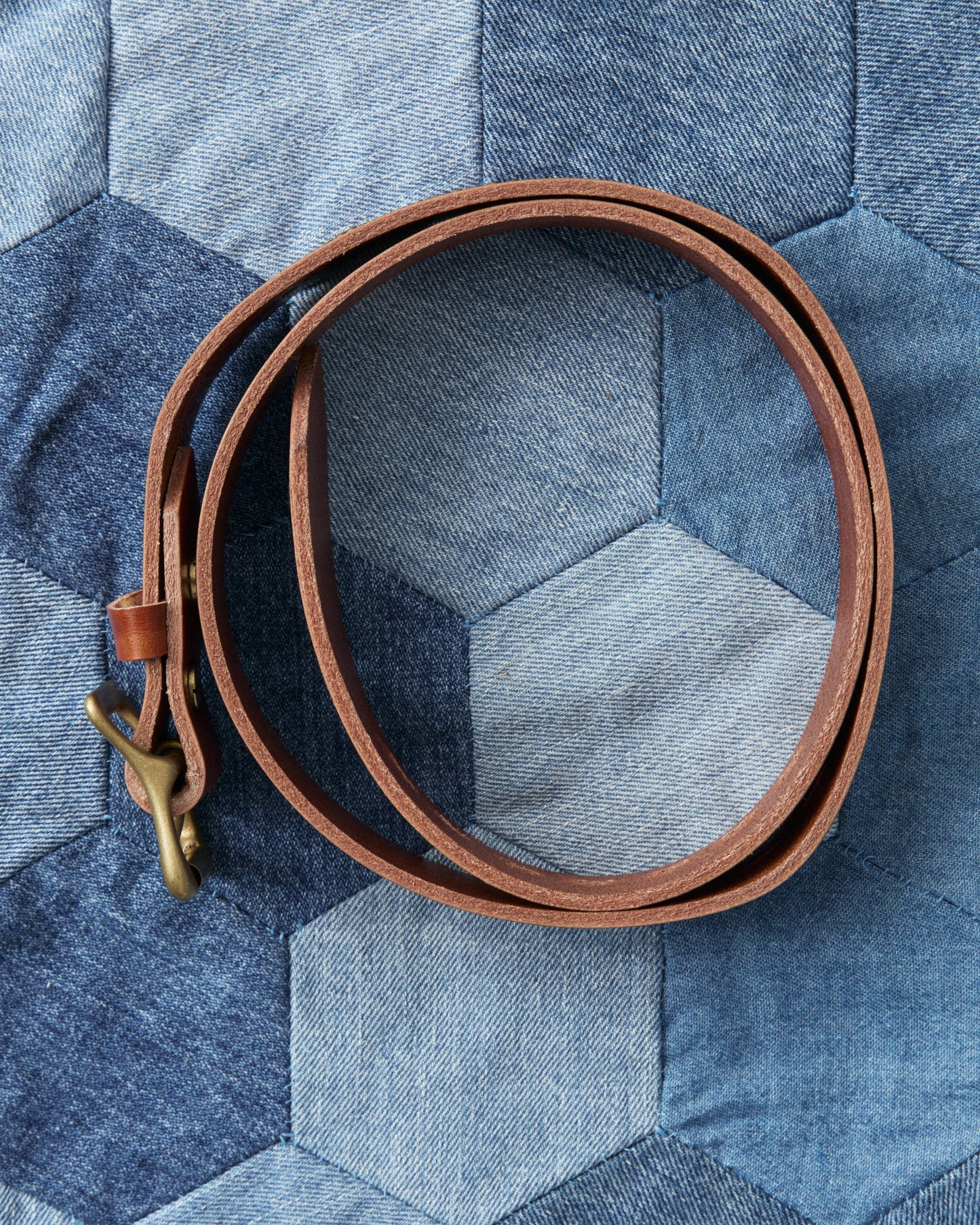 Unmarked Studded Lucy Leather Belt Brown