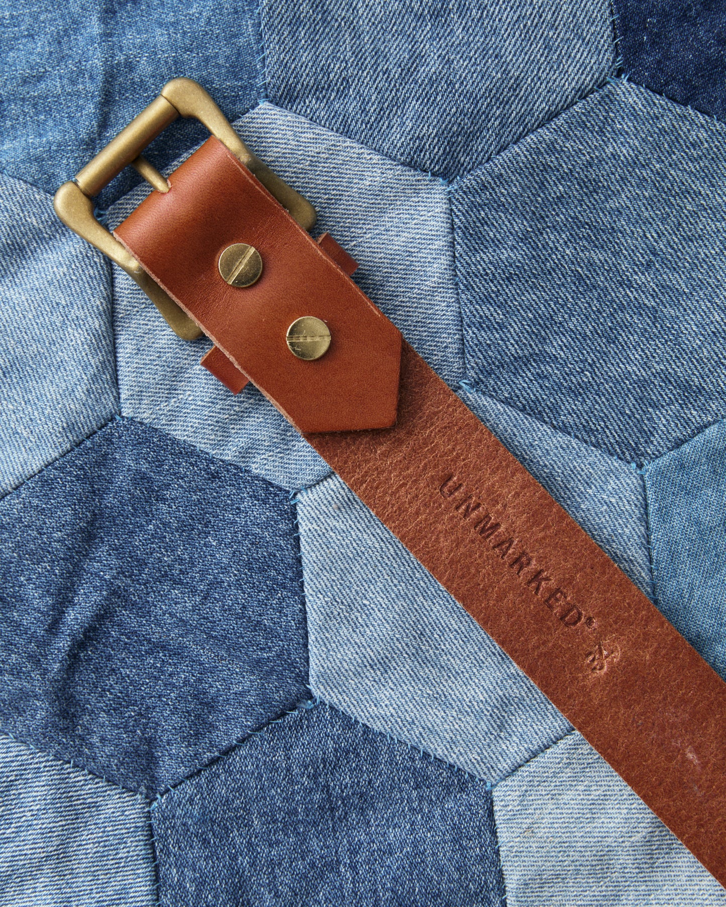 Unmarked Studded Lucy Leather Belt Brown