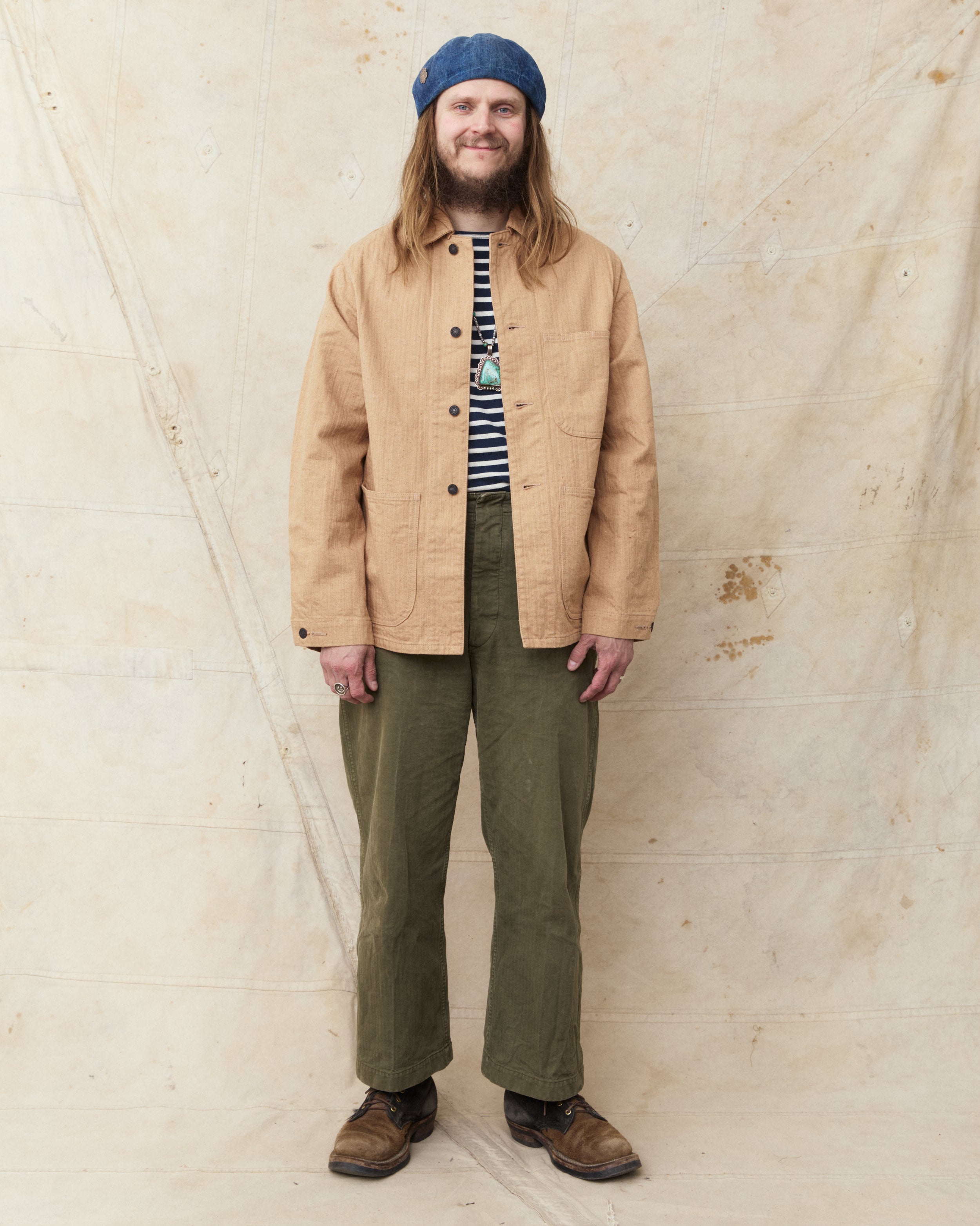 Studio D'artisan & Sa. Fox Cotton Military Work Coat 4638 – Second