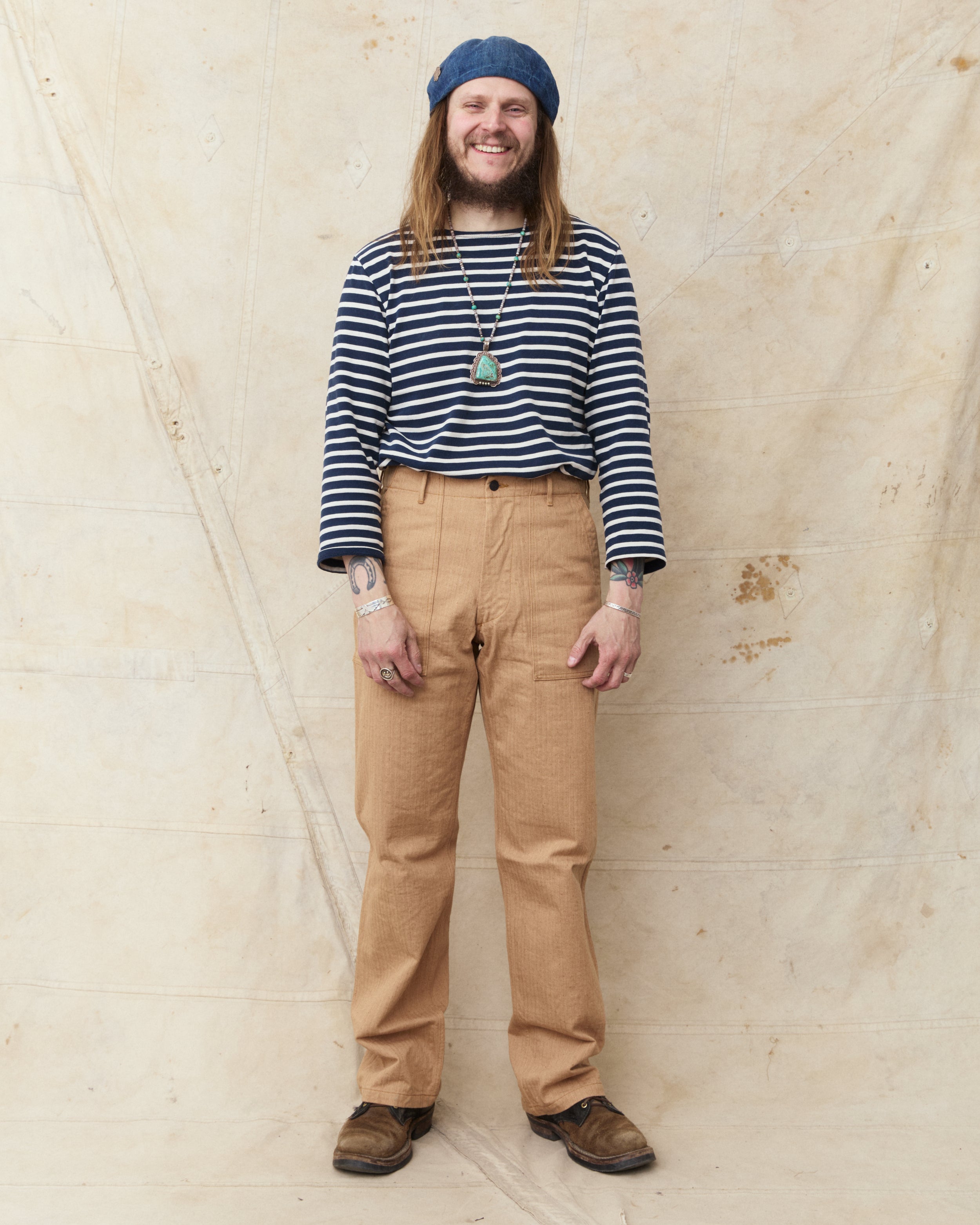 Studio D'artisan & Sa. Fox Cotton Baker Pants 1917 – Second Sunrise